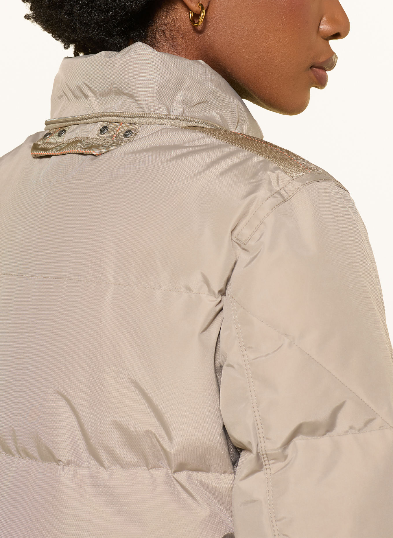 PARAJUMPERS Parka puchowa LONG BEAR z odpinanym kapturem: BEŻOWY