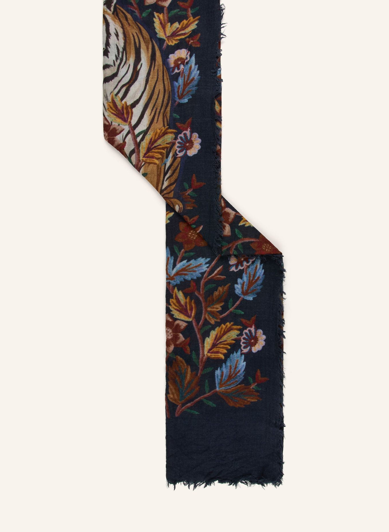 CODELLO Scarves: DARK BLUE / BROWN / LIGHT BLUE
