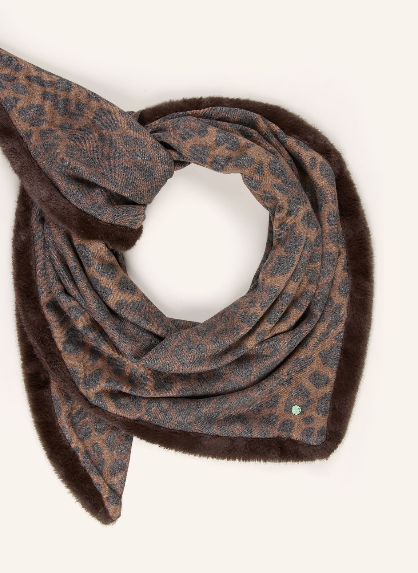 CODELLO Driehoekssjaal: MARRON FONCÉ