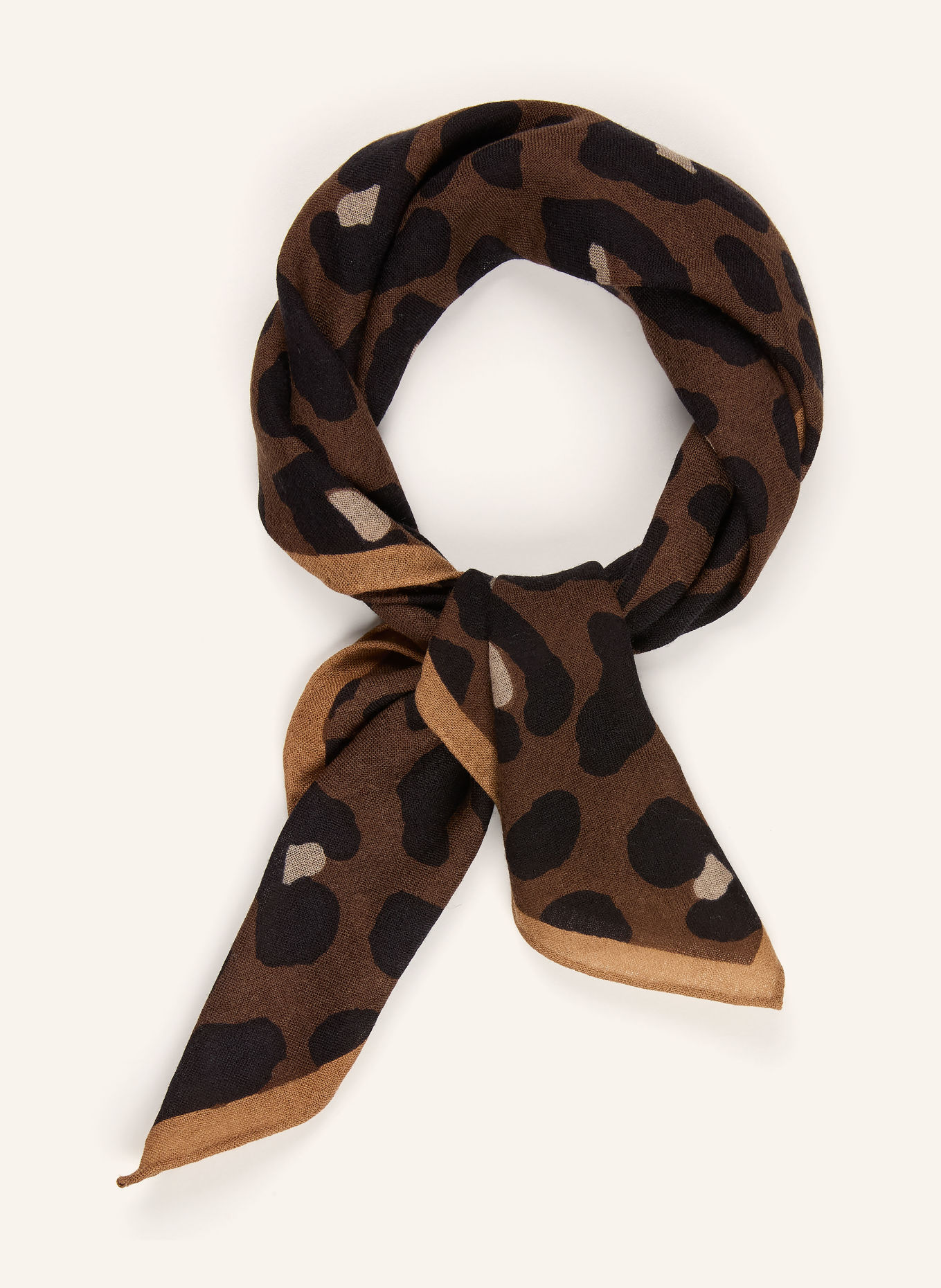 CODELLO Halsdoek: MARRON FONCÉ / CRÈME / ZWART