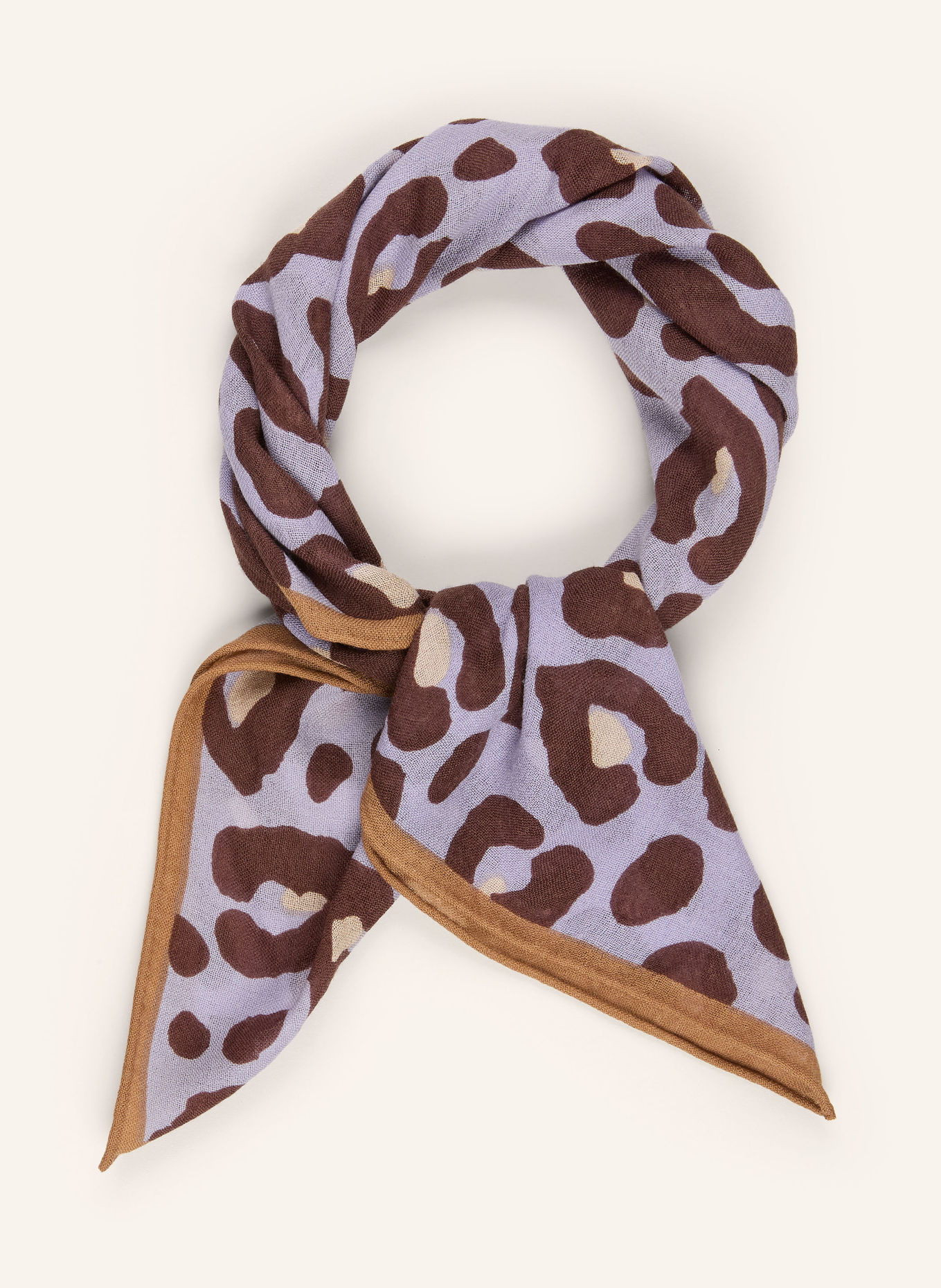 CODELLO Halsdoek: BLAUWGRIJS / COGNAC / MARRON FONCÉ