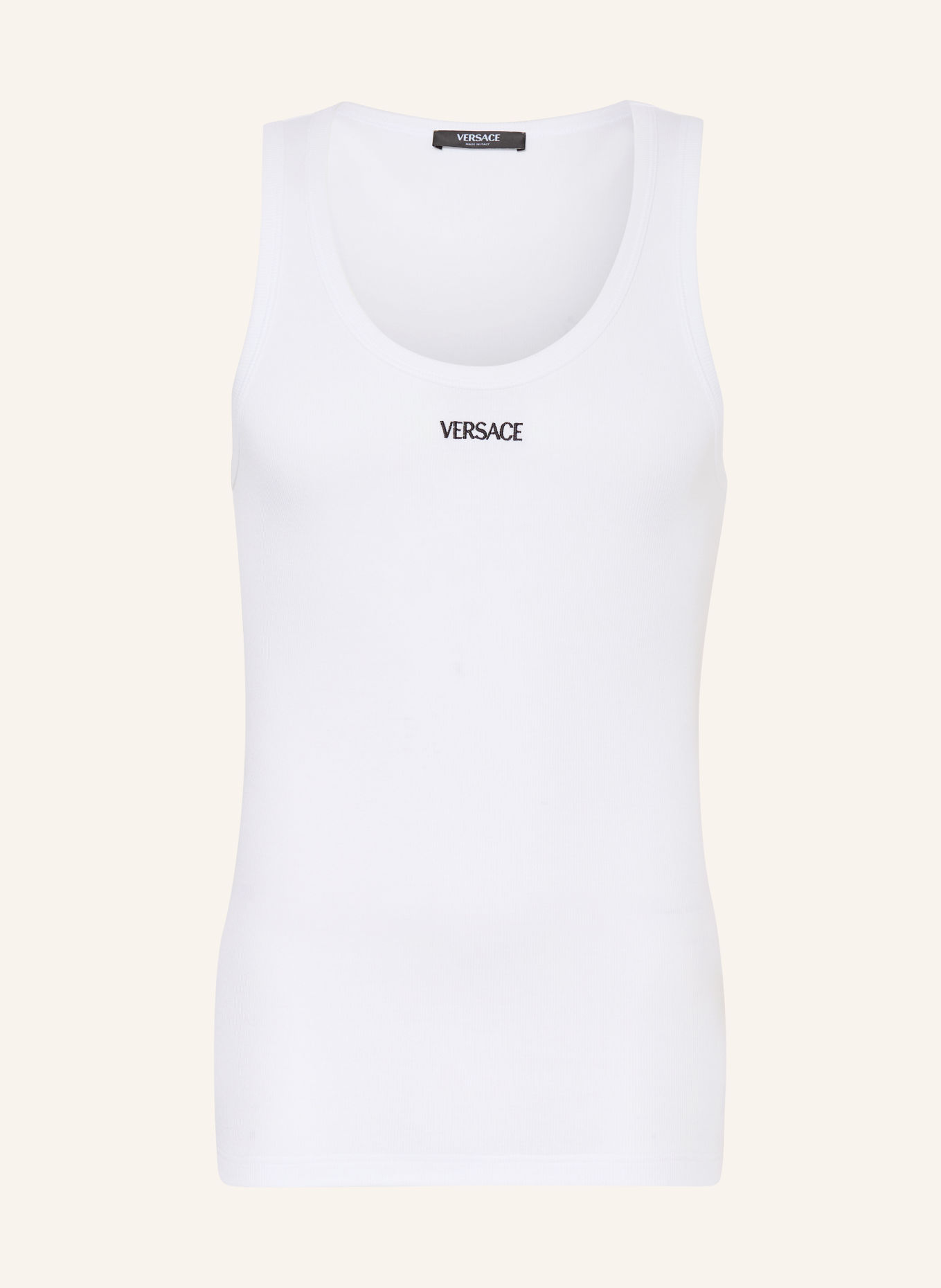 VERSACE Undershirt: WHITE