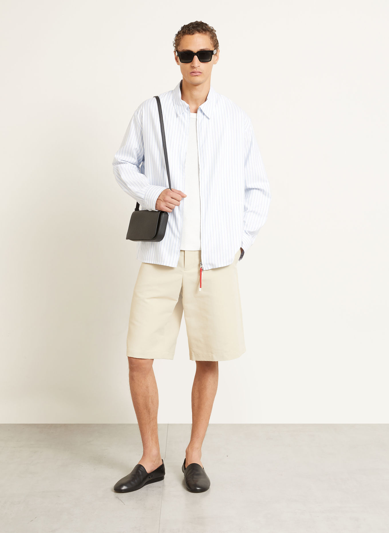 JACQUEMUS Koszula LA CHEMISE FLASH Comfort Fit: JASNONIEBIESKI / SZARONIEBIESKI / BIAŁY