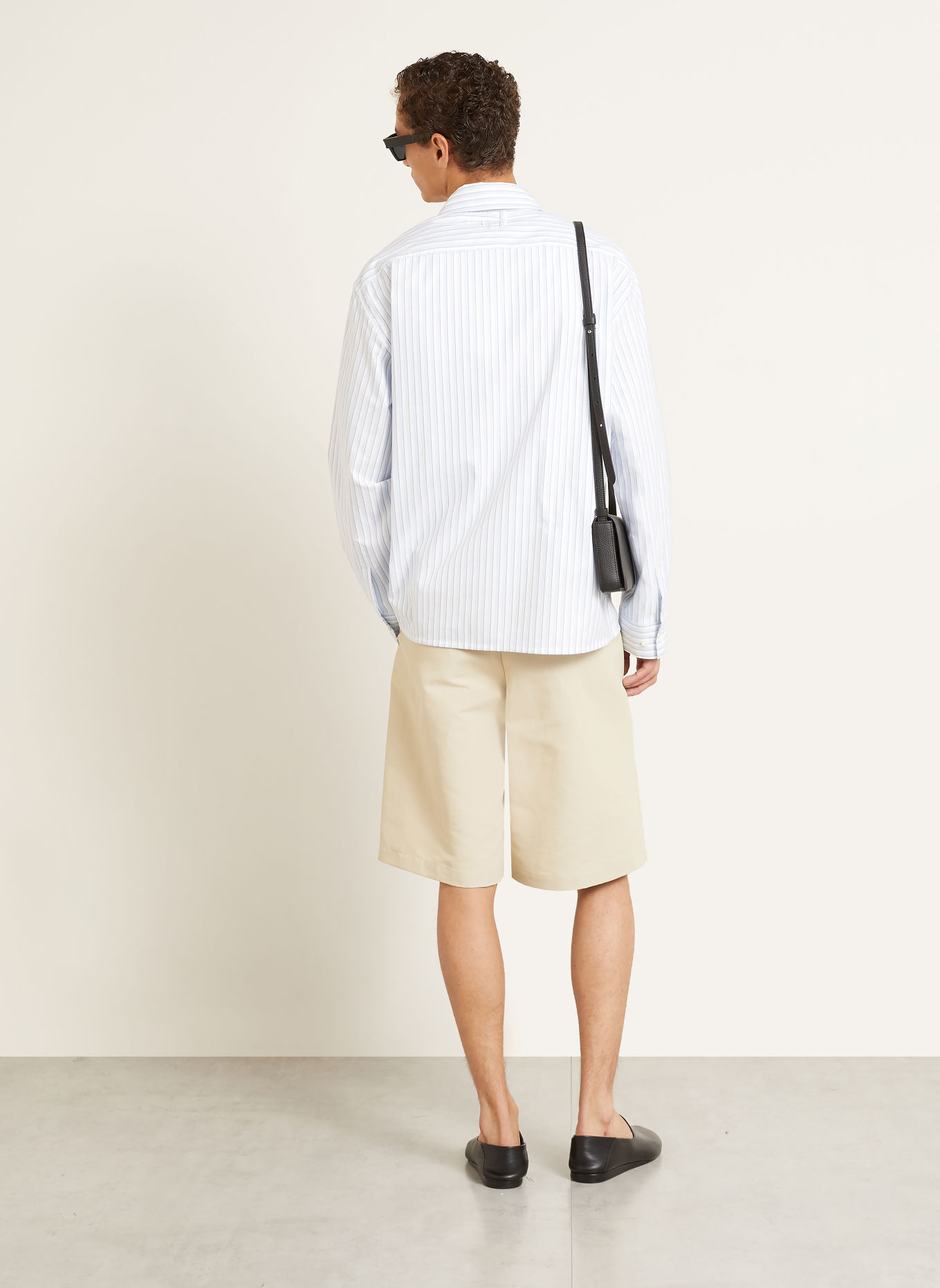 JACQUEMUS Koszula LA CHEMISE FLASH Comfort Fit: JASNONIEBIESKI / SZARONIEBIESKI / BIAŁY