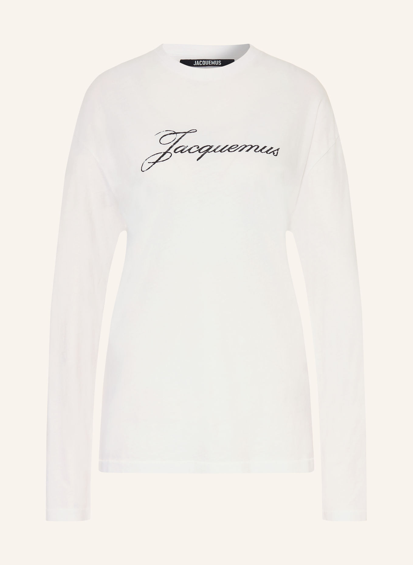JACQUEMUS Long-sleeve shirt LE T-Shirt MONTAIGNE: WHITE