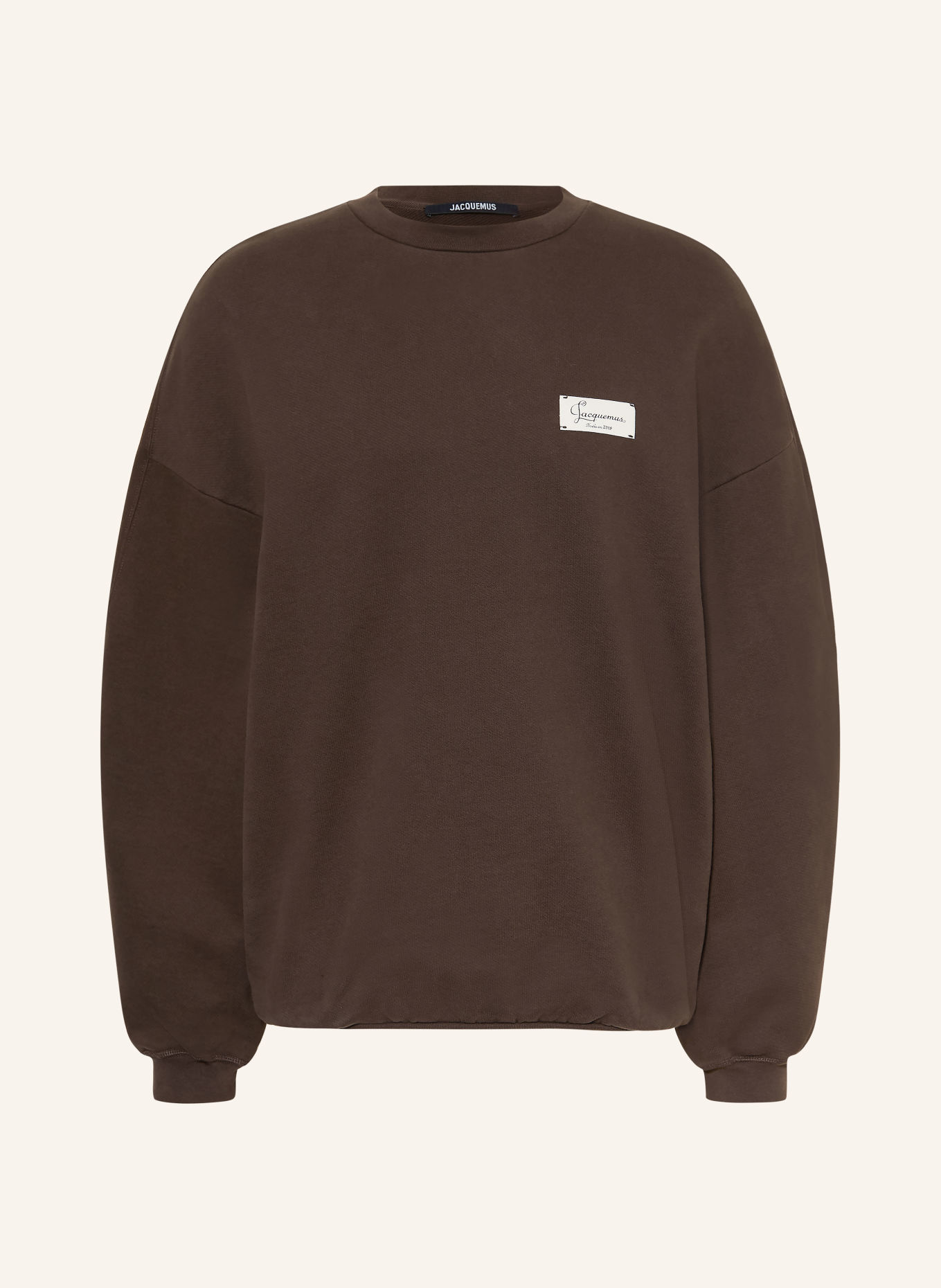JACQUEMUS Sweatshirt LE SWEATSHIRT MONTAIGNE: DUNKELBRAUN