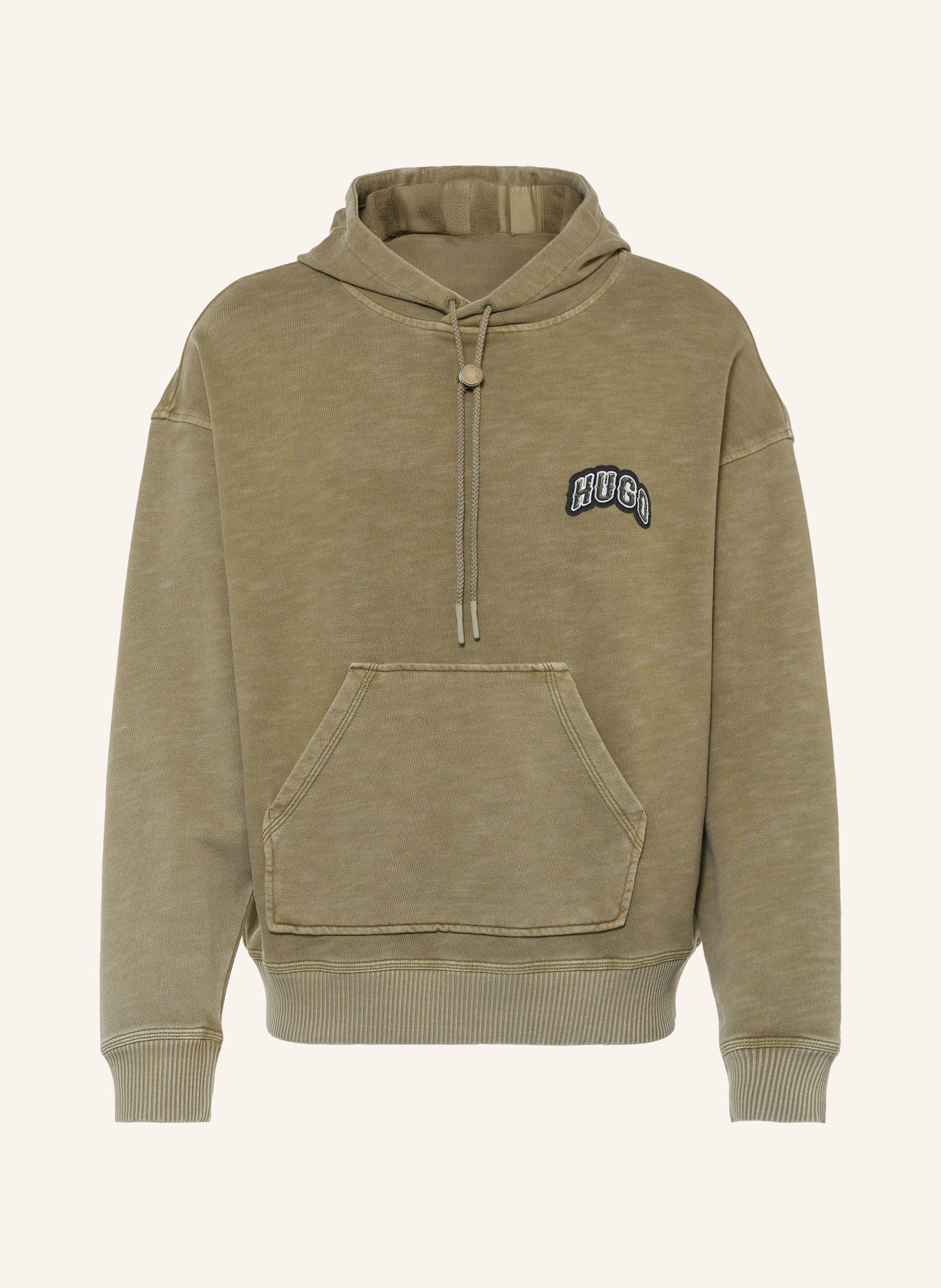 HUGO Hoodie NUCAROO: OLIJF