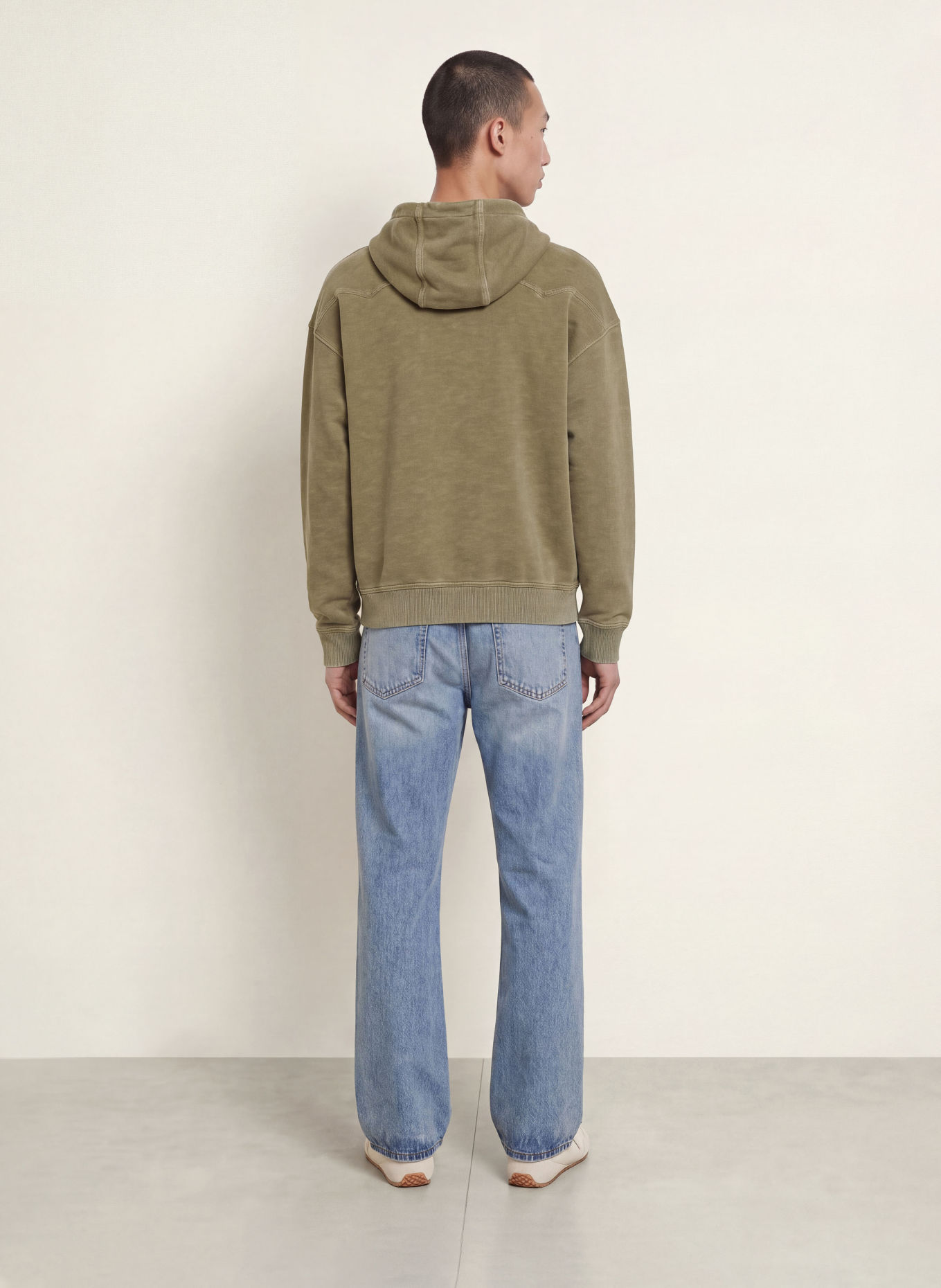 HUGO Hoodie NUCAROO: OLIJF
