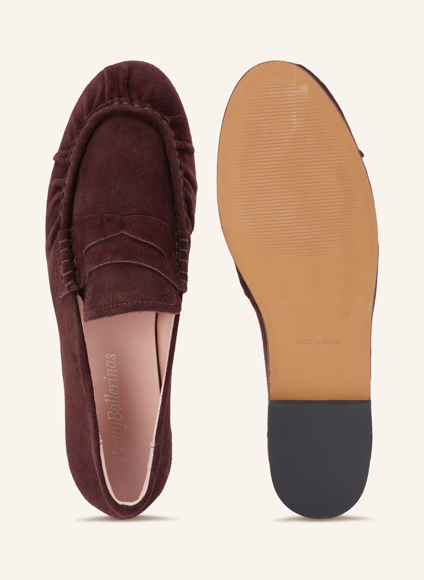 Pretty Ballerinas SERAJE Penny loafer: DARK RED