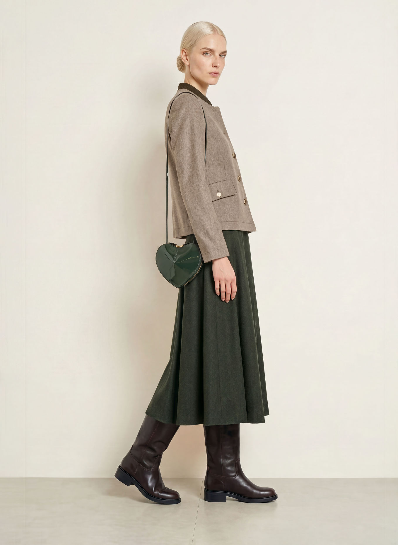 Grasegger Veste Janker SILKE: BEIGE / KAKI
