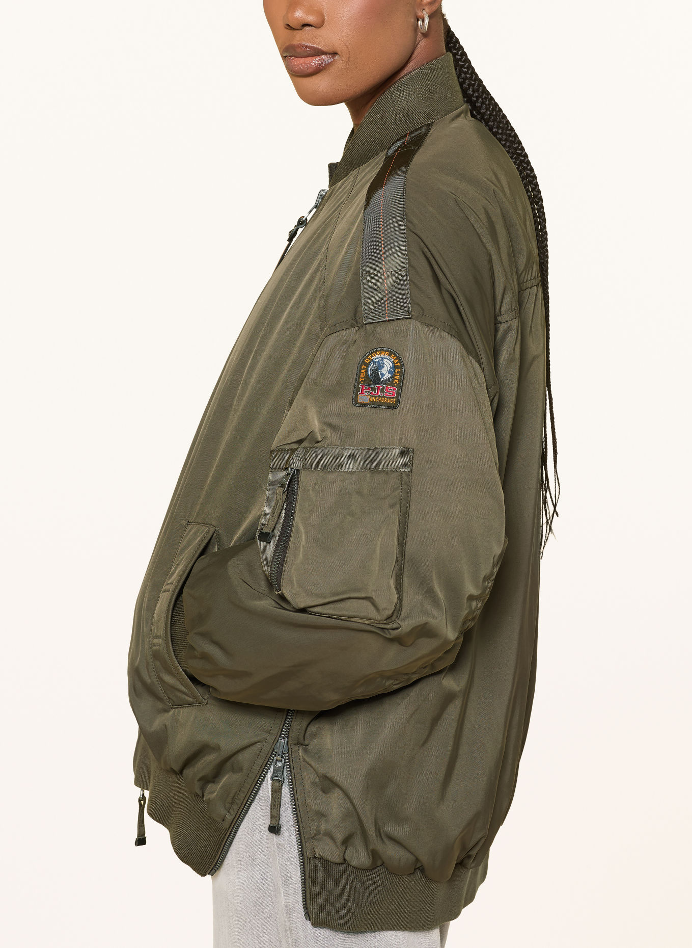 PARAJUMPERS Down bomber jacket: KHAKI