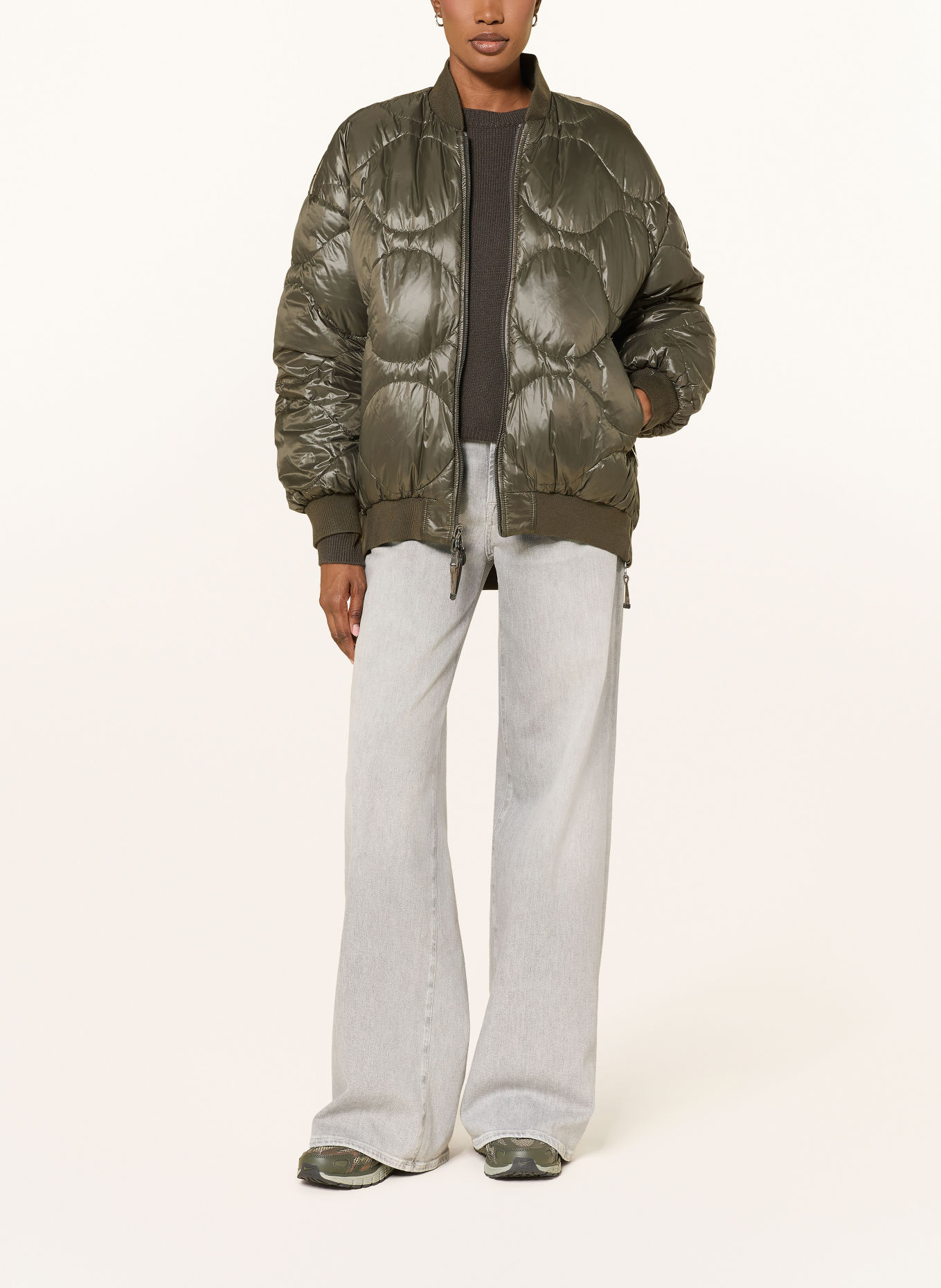 PARAJUMPERS Down bomber jacket: KHAKI