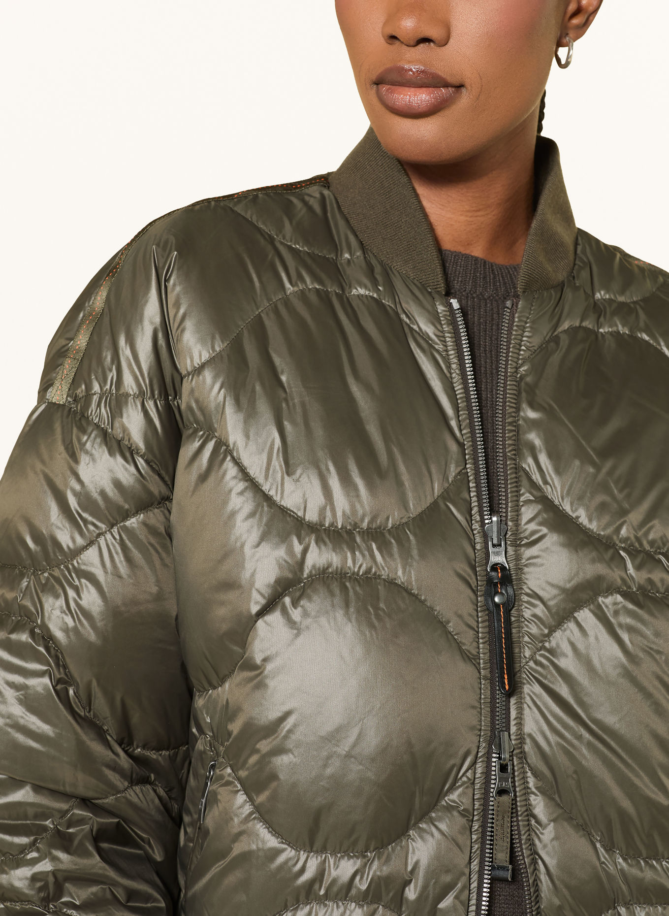 PARAJUMPERS Down bomber jacket: KHAKI