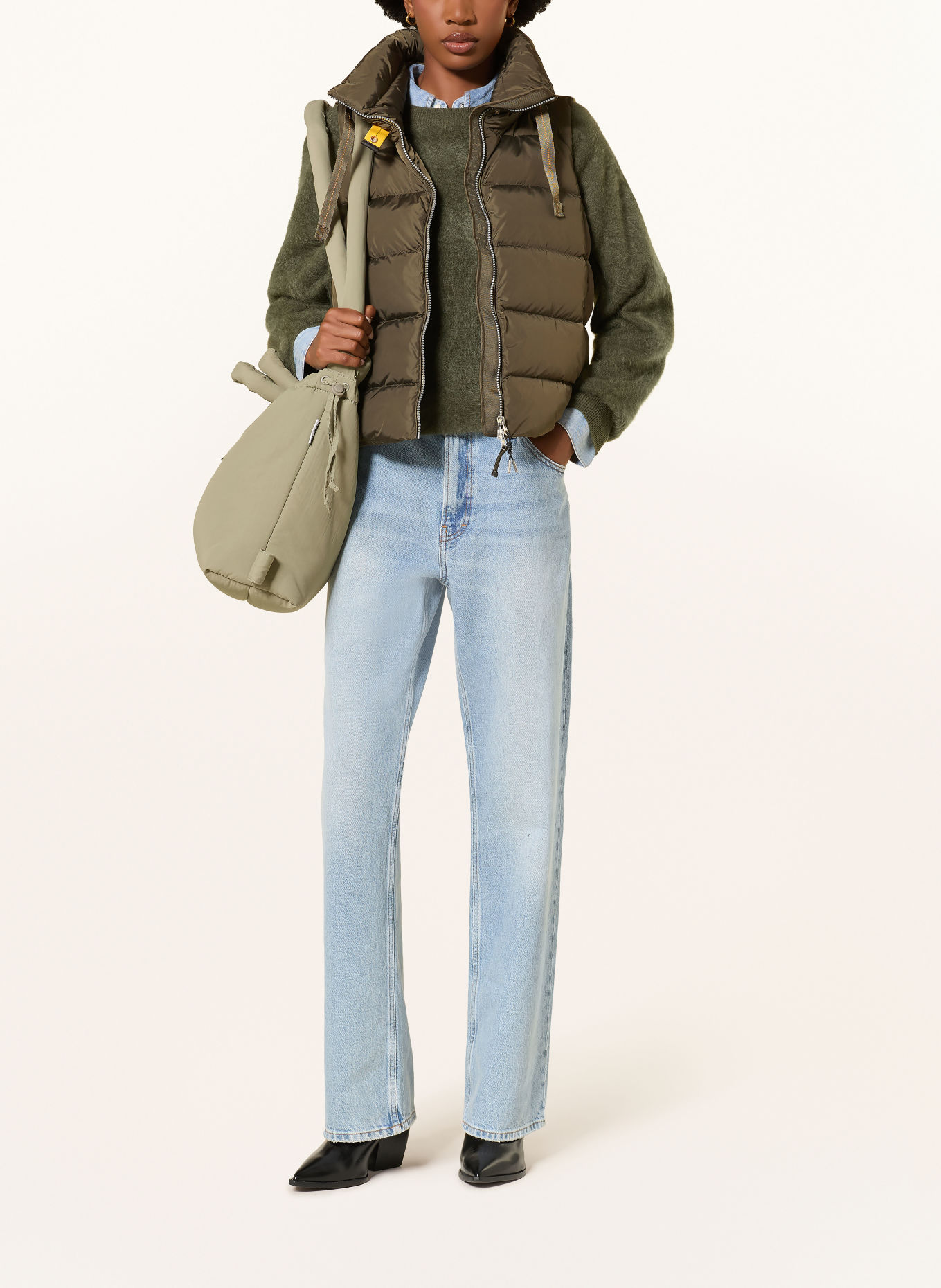 PARAJUMPERS Kamizelka puchowa NOLENE: KHAKI