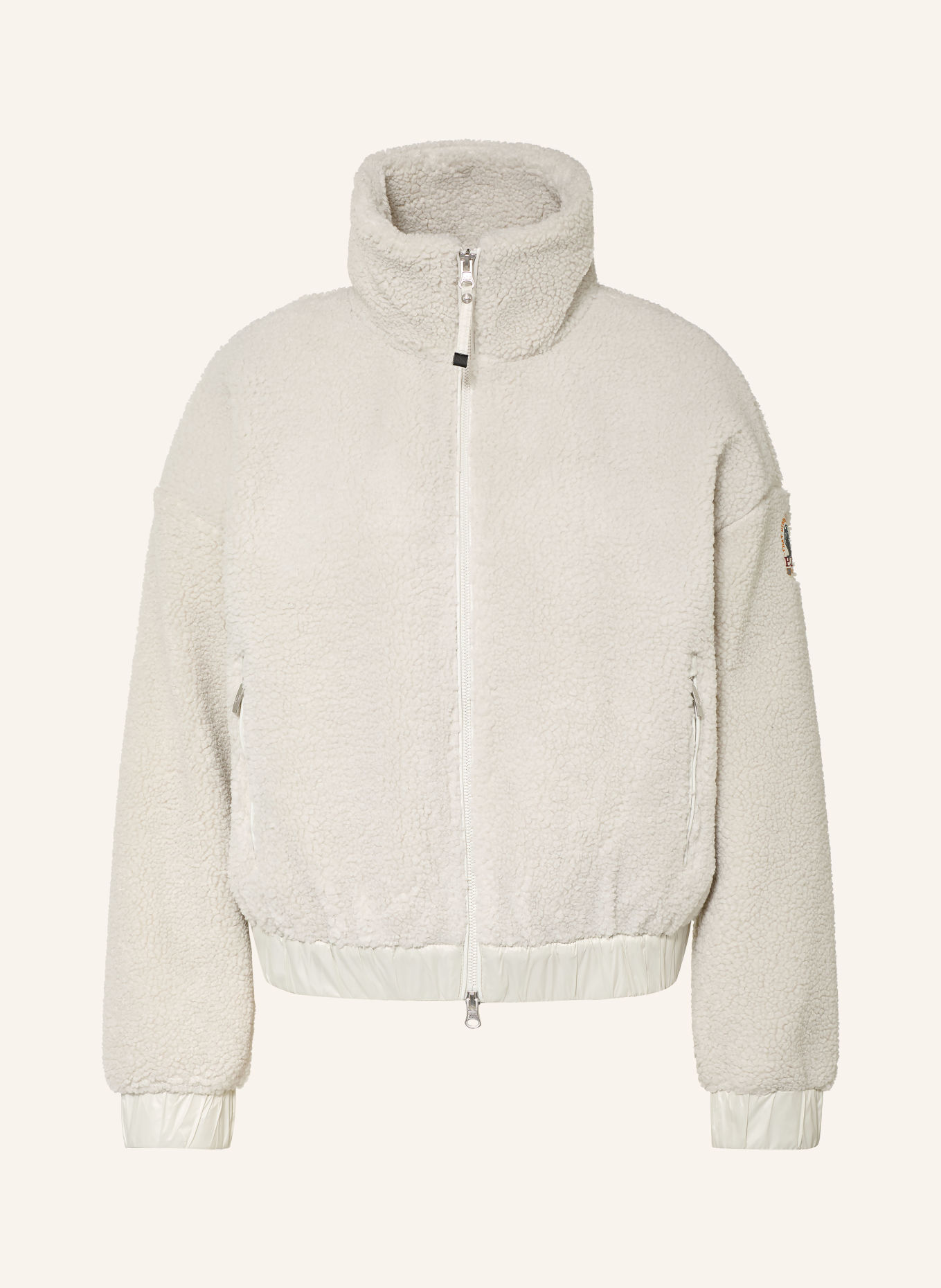 PARAJUMPERS SORI Teddy Fur Jacket: ECRU