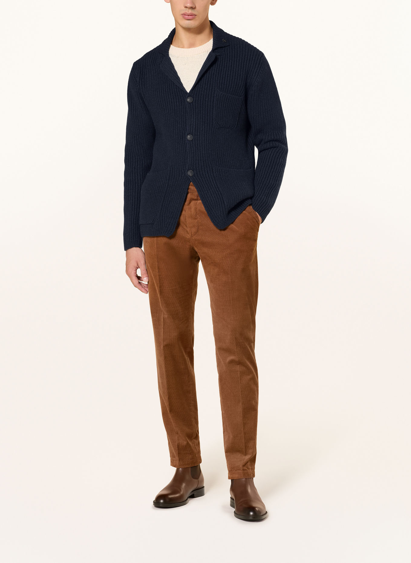 GRAN SASSO Gilet: BLEU FONCÉ