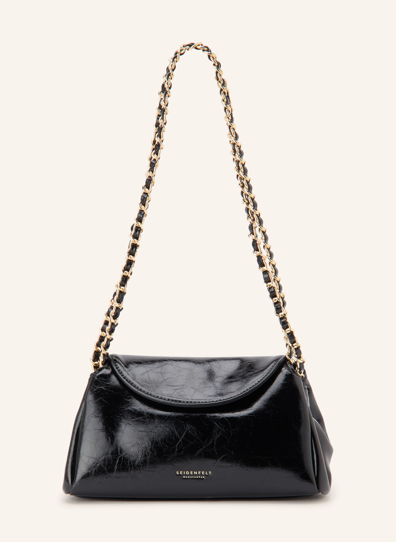 SEIDENFELT Handtasche LOIMAA: SCHWARZ