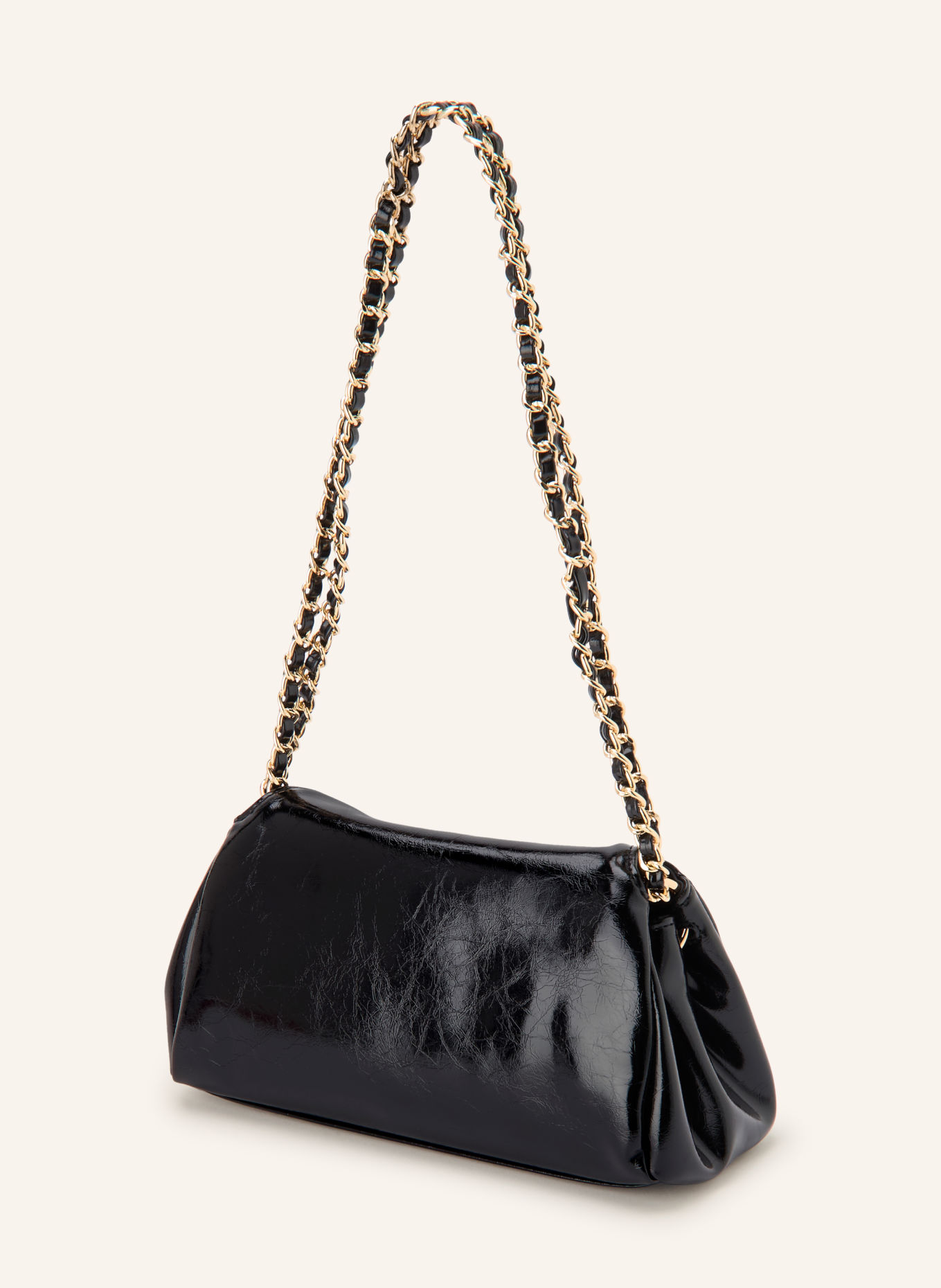 SEIDENFELT Handtasche LOIMAA: SCHWARZ