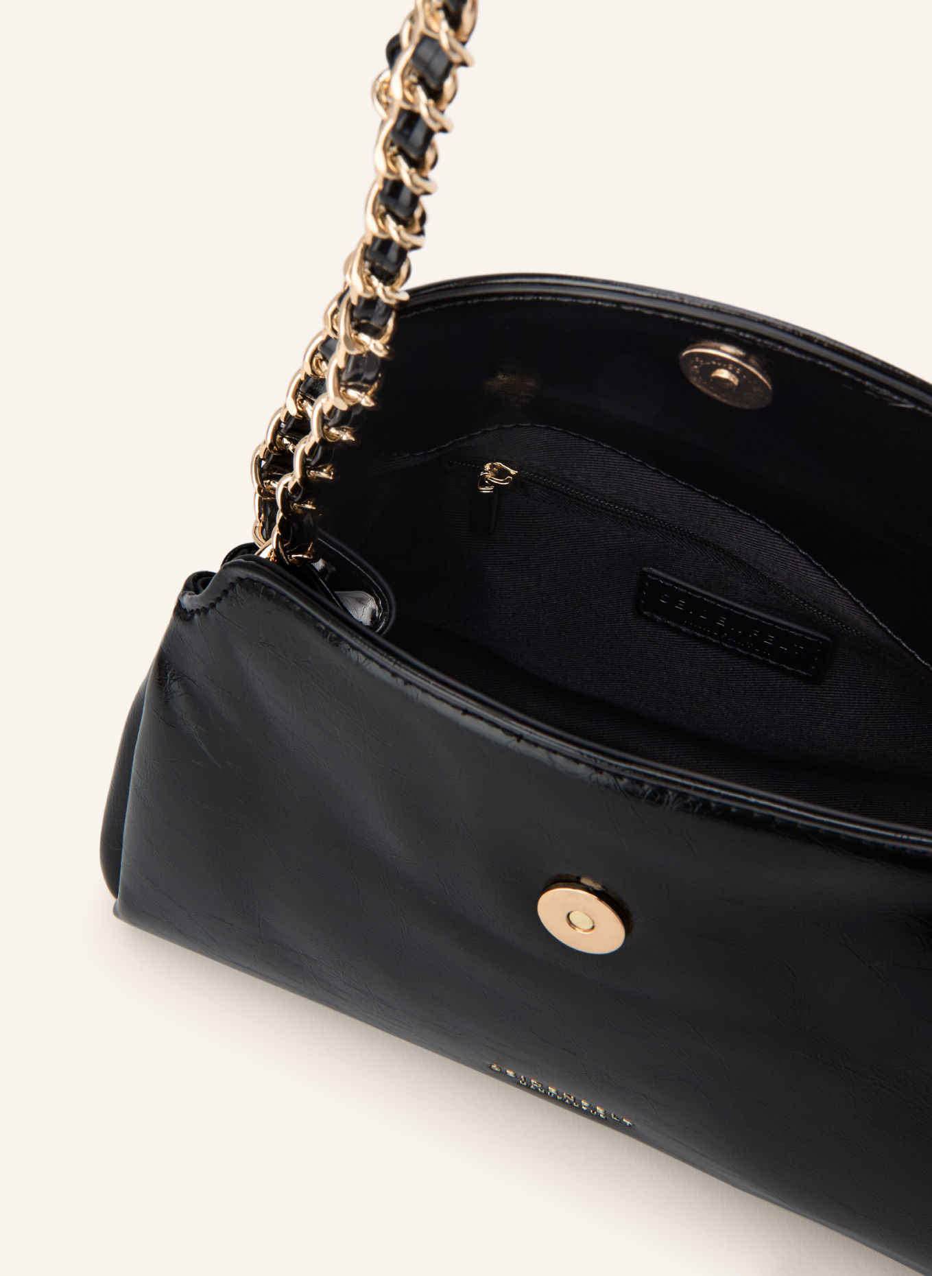 SEIDENFELT Handtasche LOIMAA: SCHWARZ