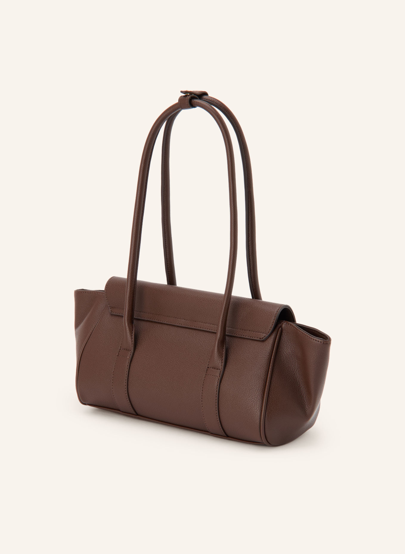 SEIDENFELT Schultertasche NELMA: DUNKELBRAUN