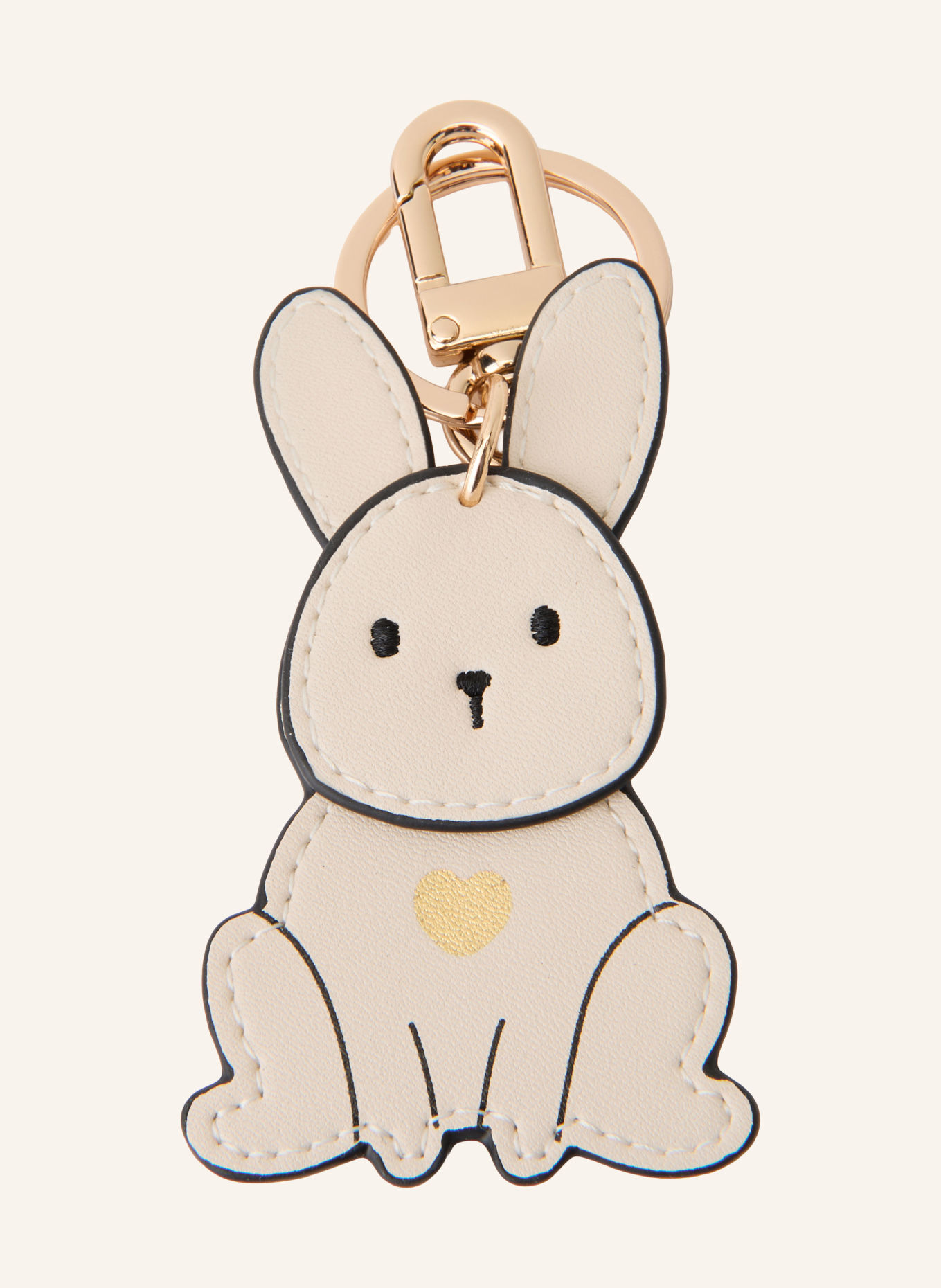 SEIDENFELT Väsktag MY BUNNY: GRÄDDE / GULD