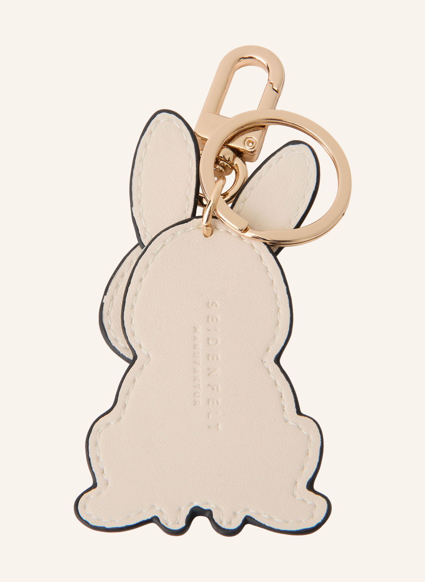 SEIDENFELT Väsktag MY BUNNY: GRÄDDE / GULD