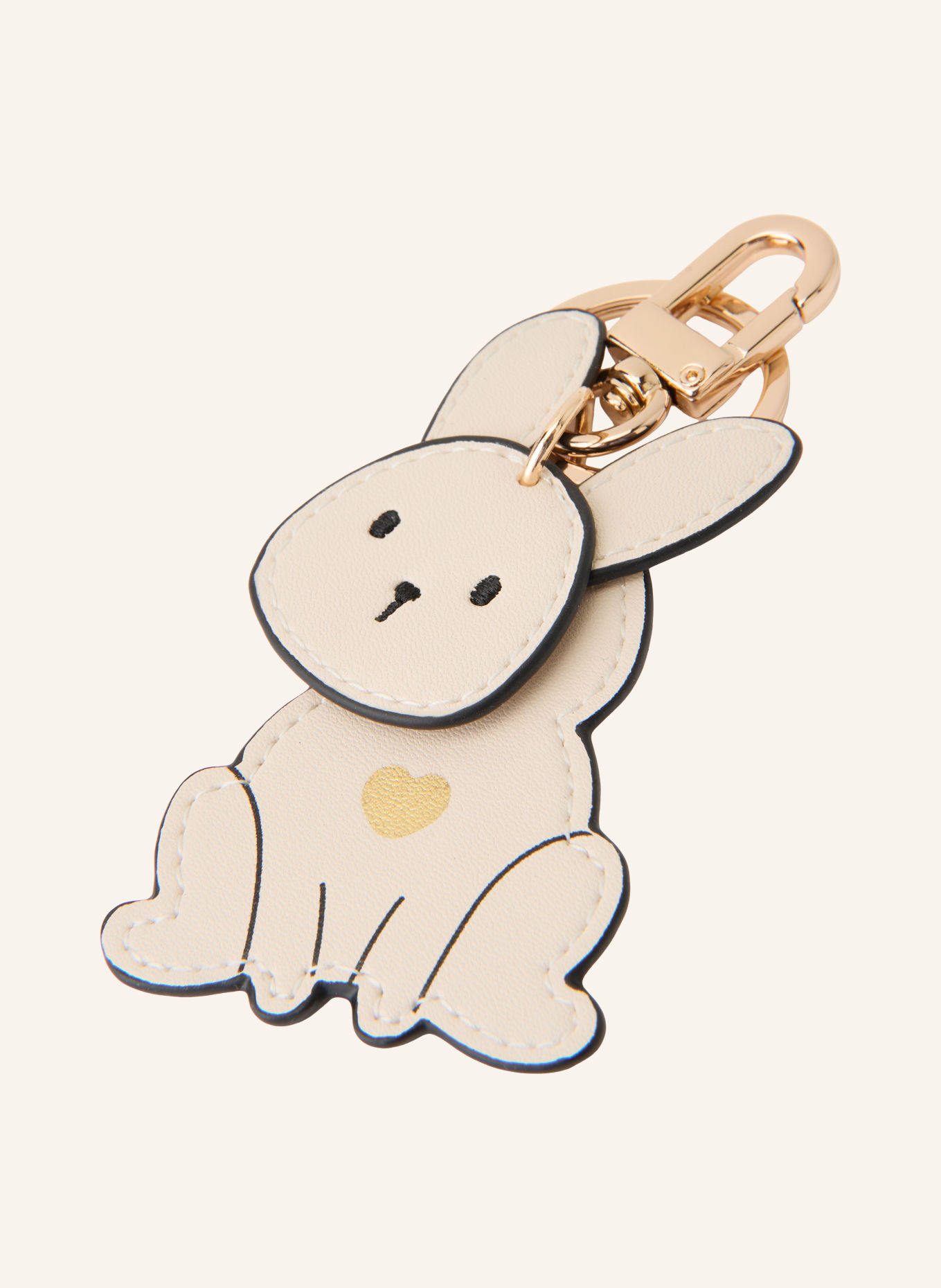 SEIDENFELT Väsktag MY BUNNY: GRÄDDE / GULD
