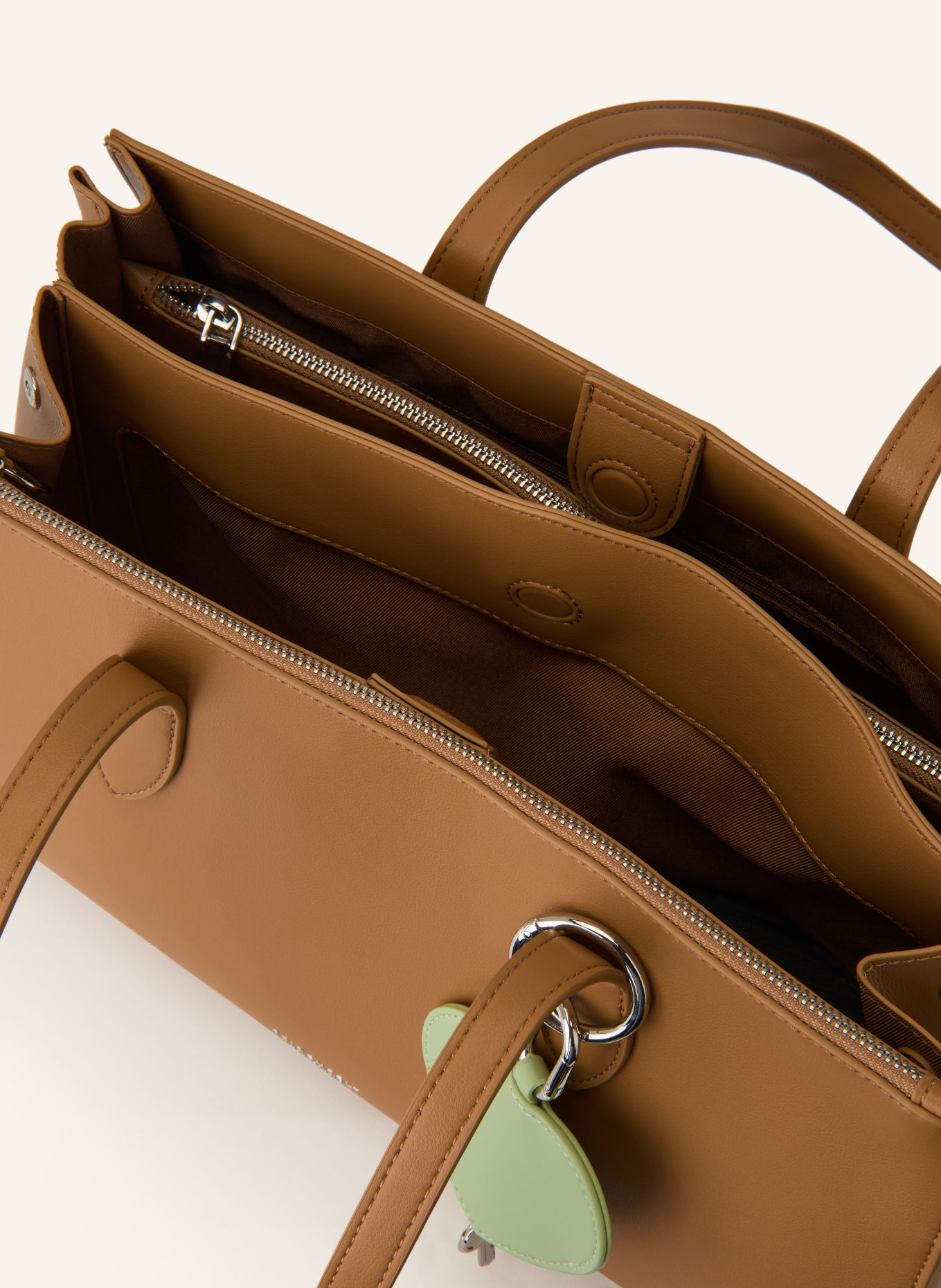 SEIDENFELT Schoudertas LIETO: CAMEL