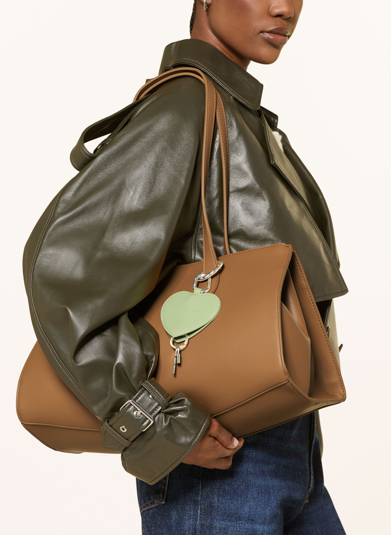 SEIDENFELT LIETO Shoulder Bag: CAMEL