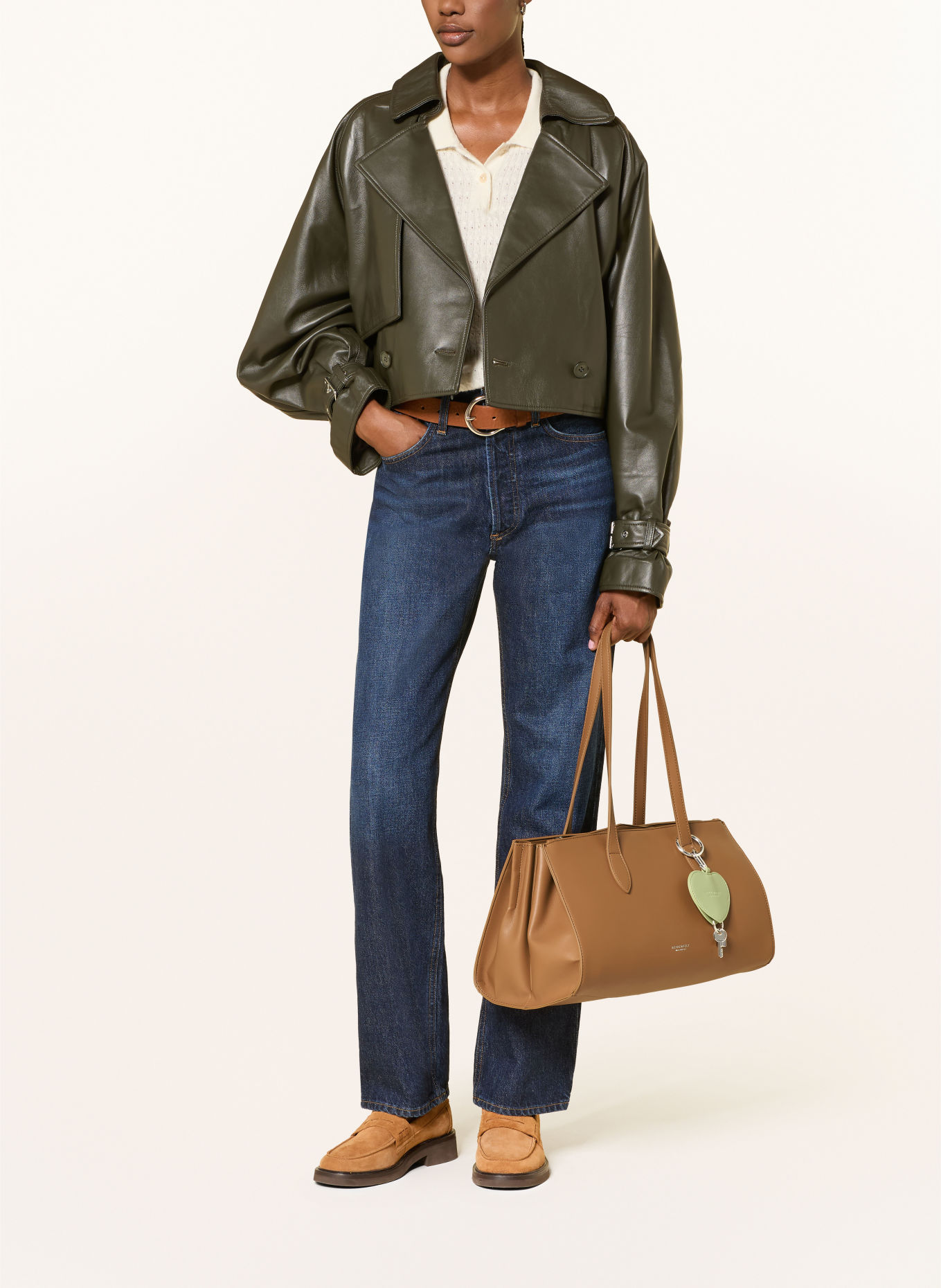 SEIDENFELT LIETO Shoulder Bag: CAMEL