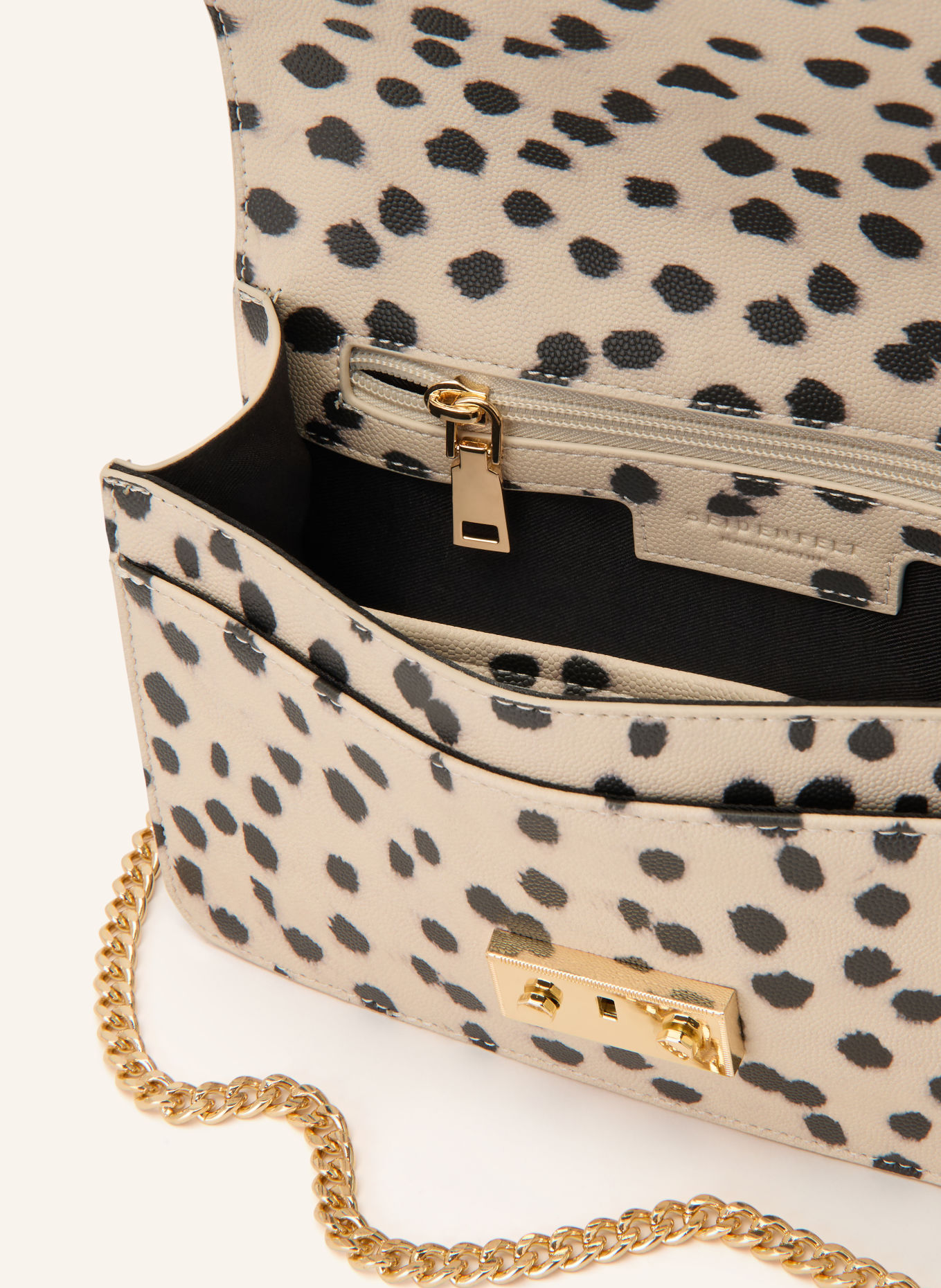 SEIDENFELT ROROS Crossbody Bag: CREAM / BLACK
