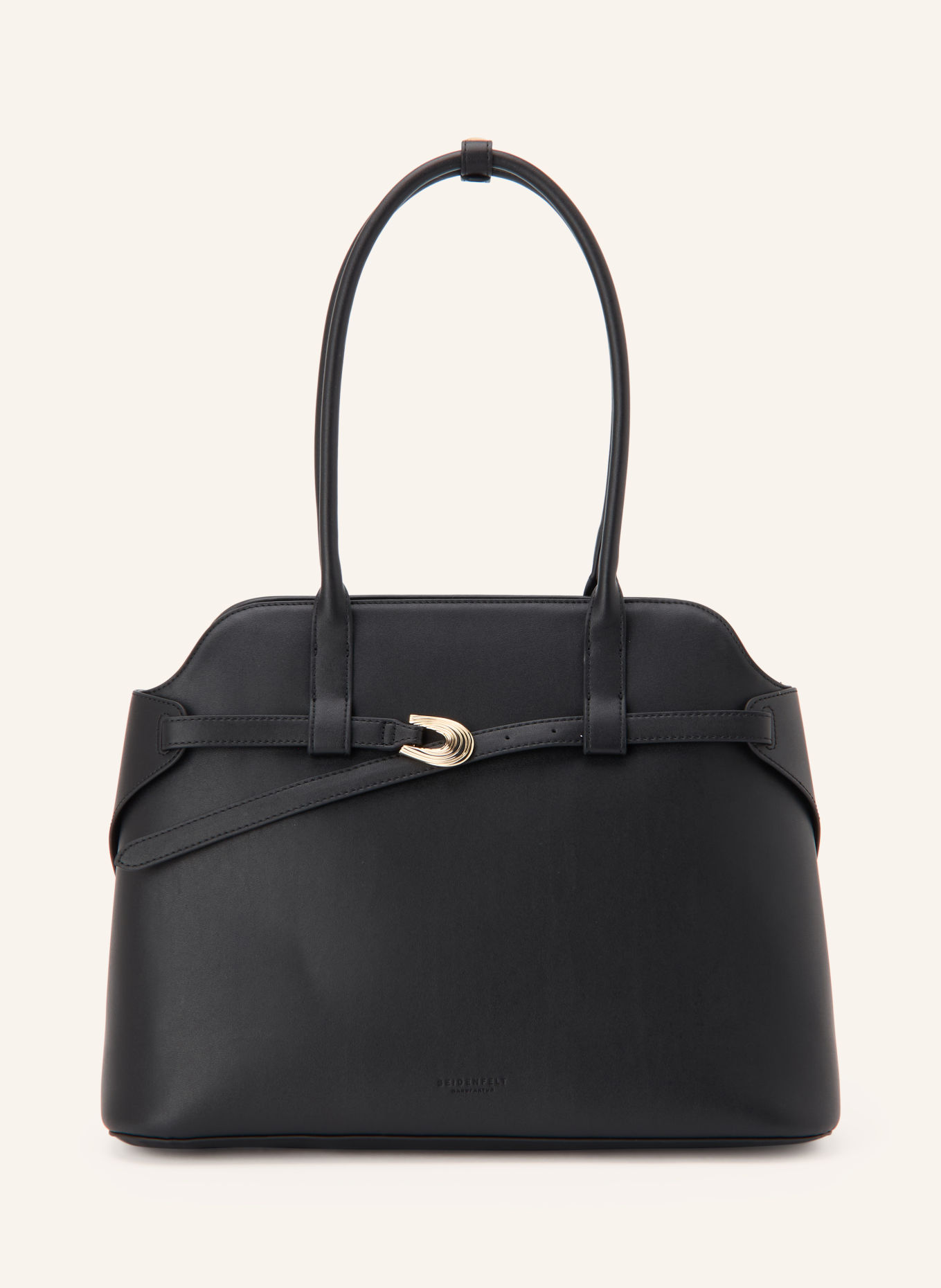 SEIDENFELT Shopper JOENSUU: SCHWARZ / GOLD