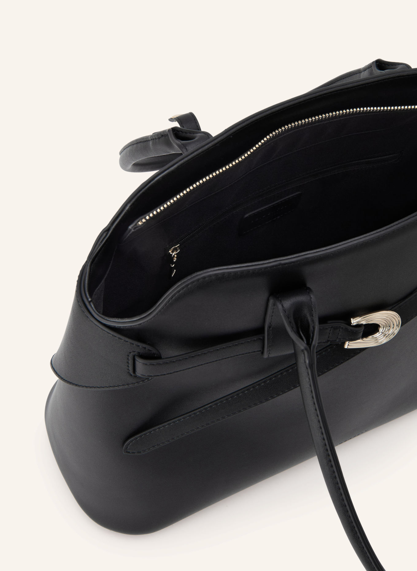 SEIDENFELT Shopper JOENSUU: SCHWARZ / GOLD