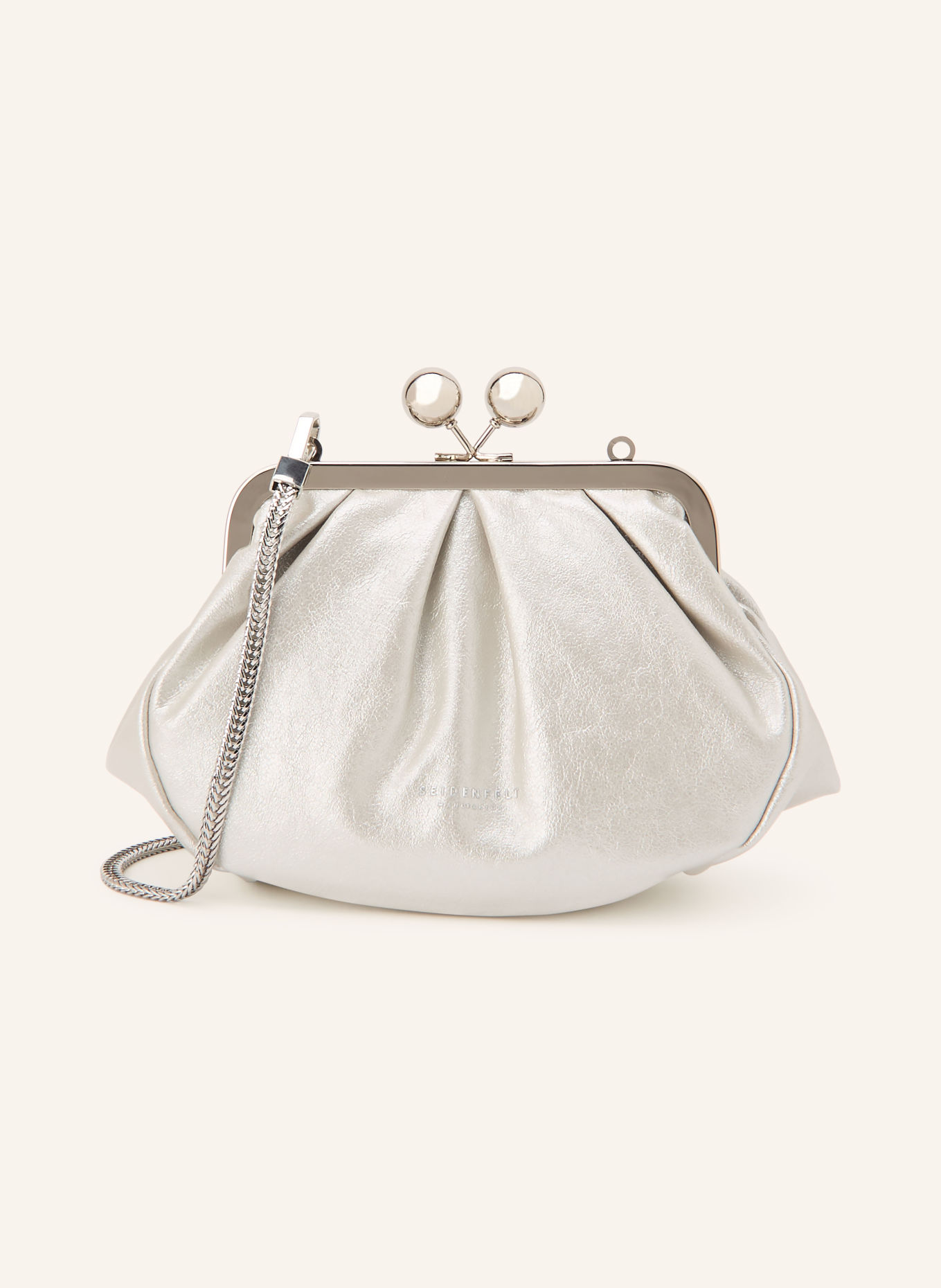 SEIDENFELT Umhängetasche: SILBER
