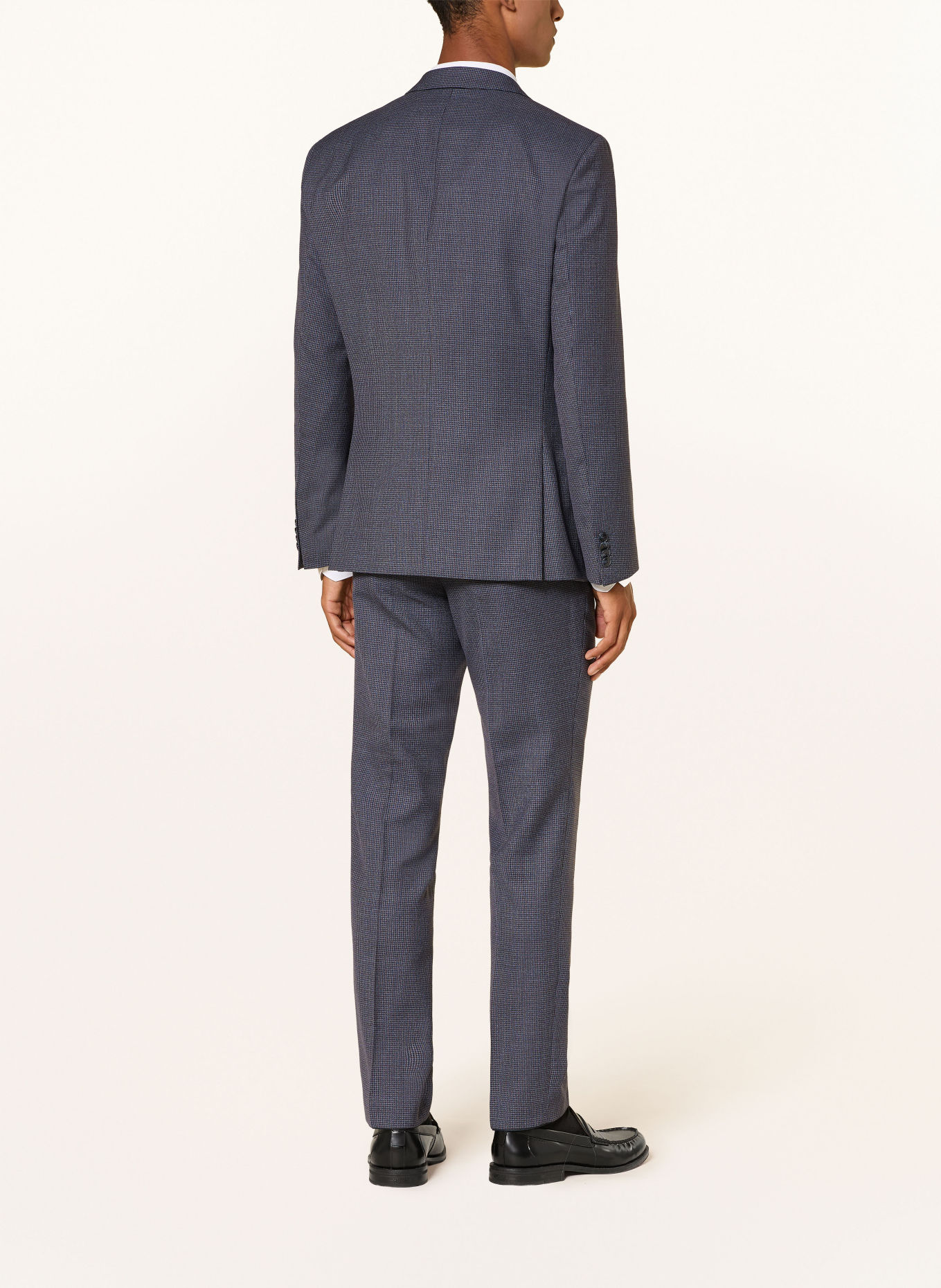 HUGO Anzug HENRY GETLIN Extra Slim Fit: BLAU / BRAUN / DUNKELBLAU
