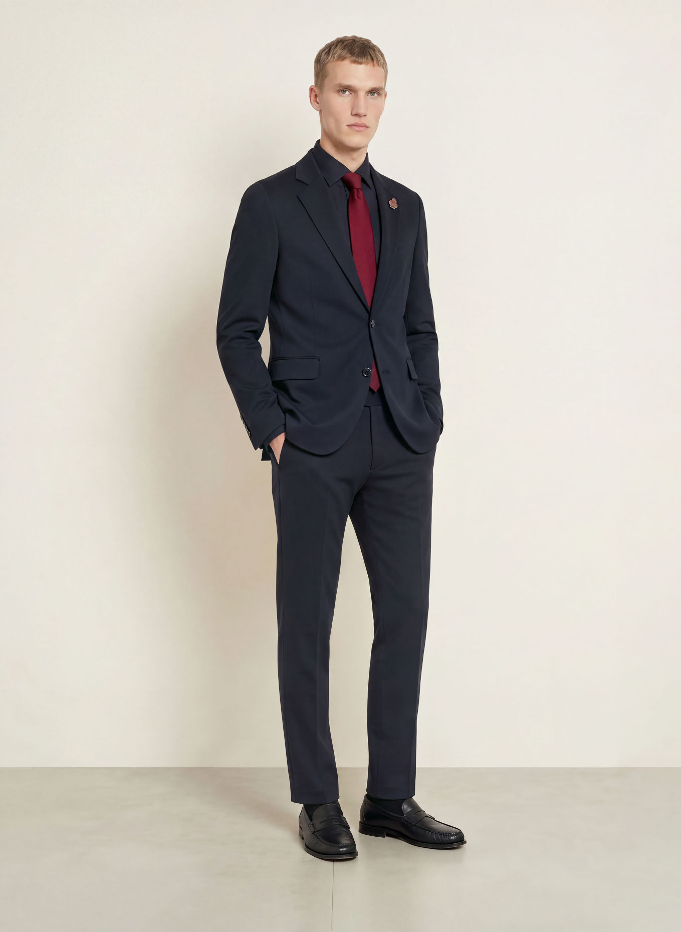 HUGO Anzughose HESTEN Extra Slim Fit: 405 DARK BLUE
