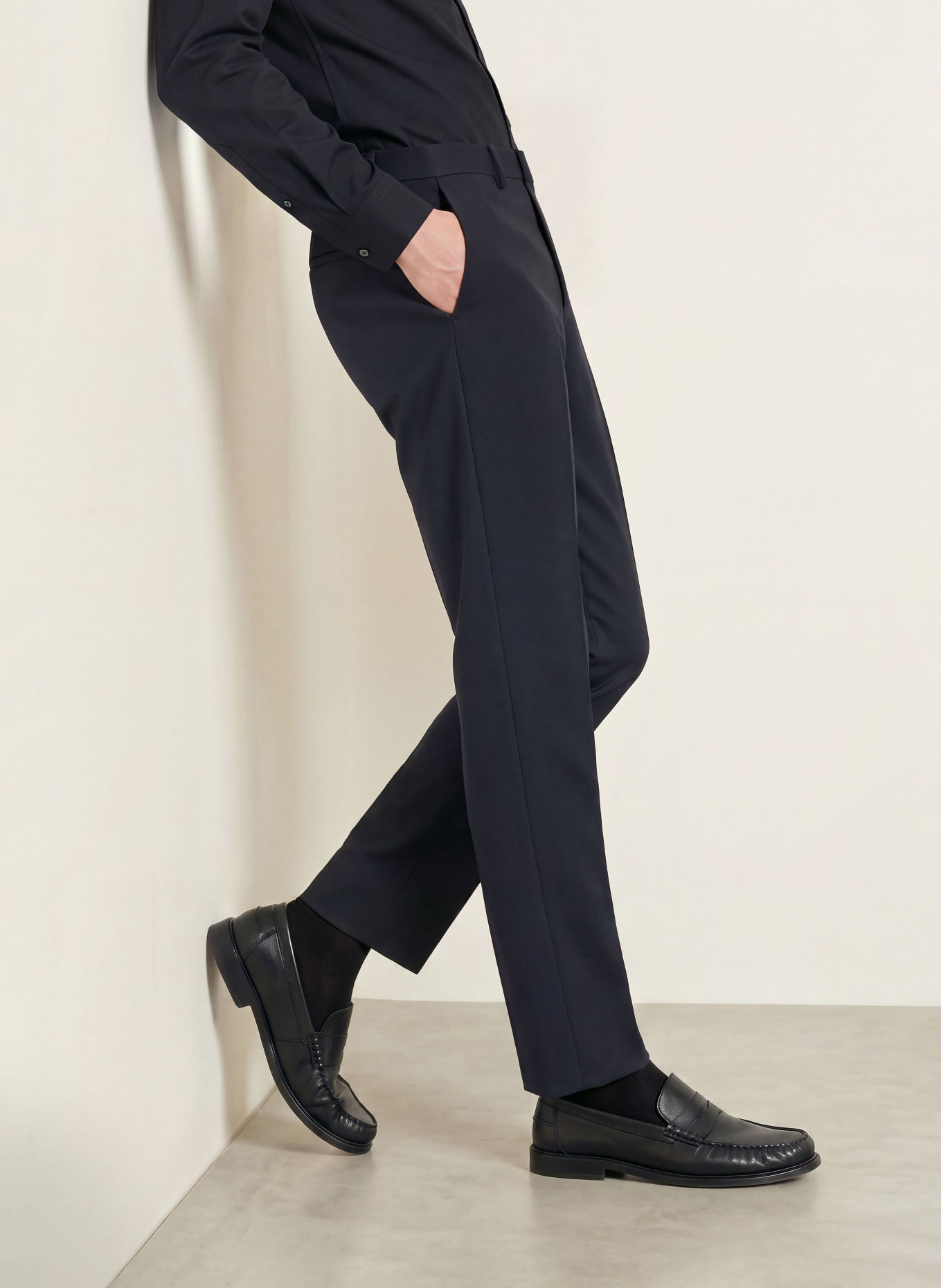 HUGO Anzughose HESTEN Extra Slim Fit: 405 DARK BLUE