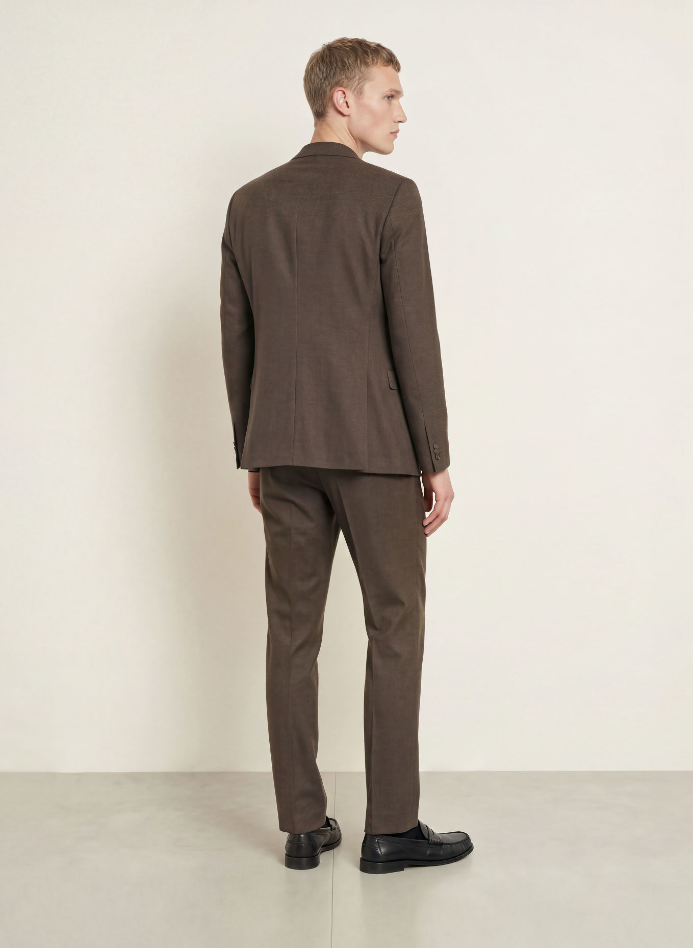 HUGO Anzughose HESTEN Extra Slim Fit: 903 Brown Overflow