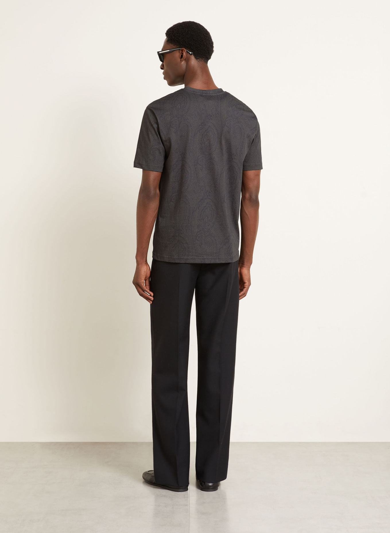 ETRO T-shirt: DONKERGRIJS