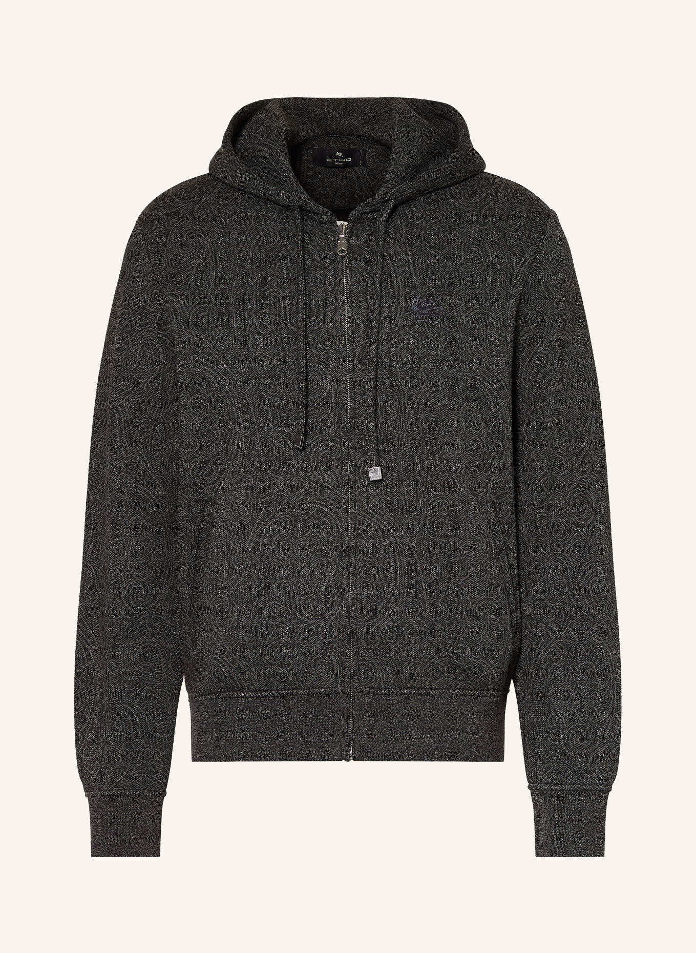 ETRO Sweatvest: DONKERGRIJS
