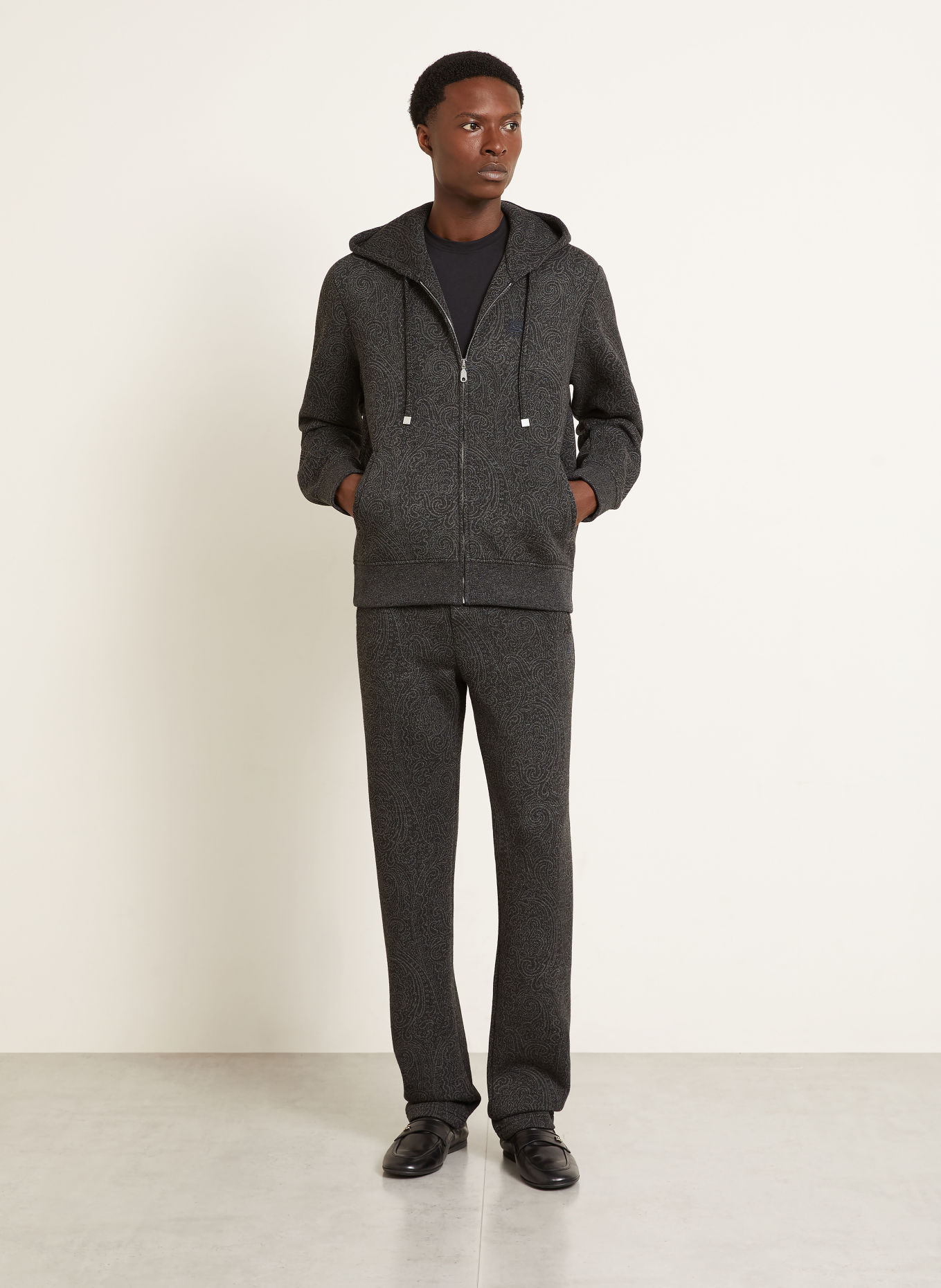 ETRO Sweatvest: DONKERGRIJS