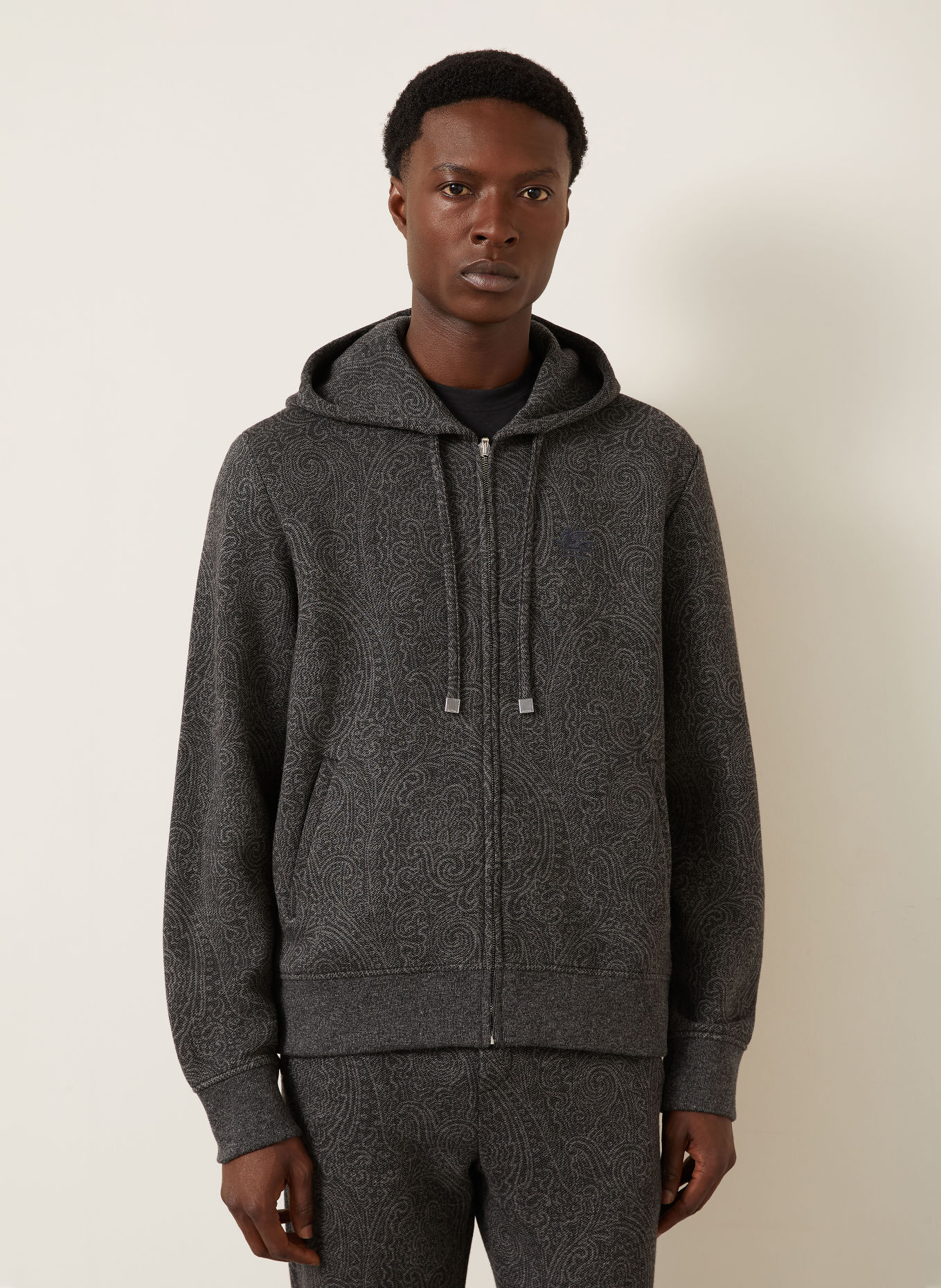 ETRO Sweatvest: DONKERGRIJS