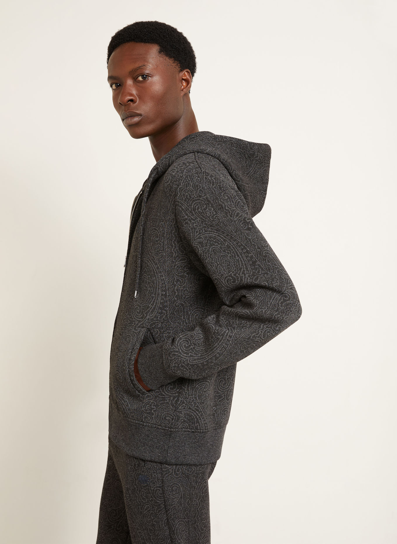 ETRO Sweatvest: DONKERGRIJS