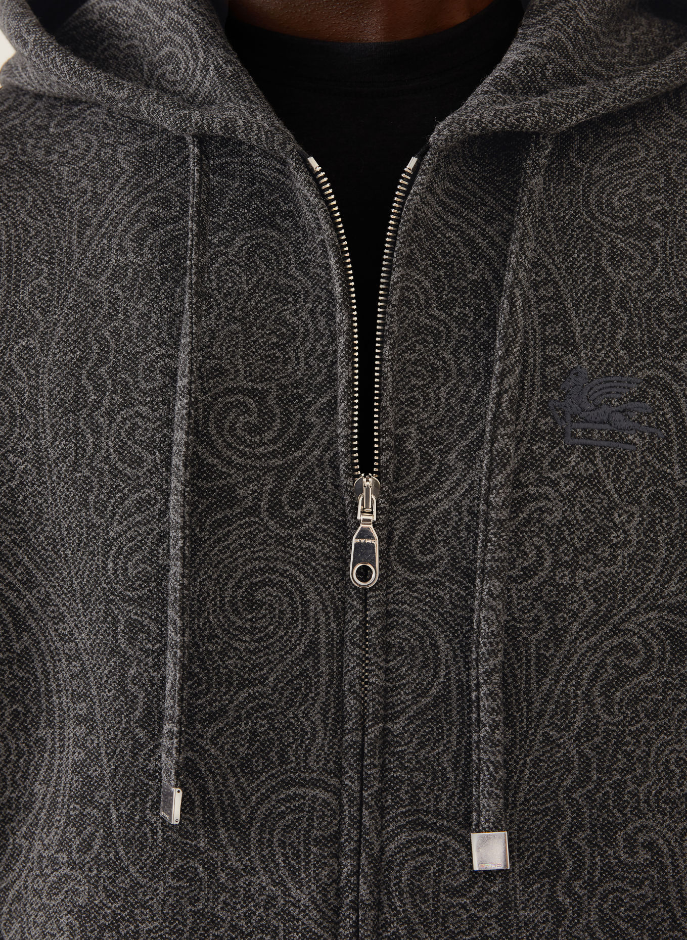 ETRO Sweatvest: DONKERGRIJS