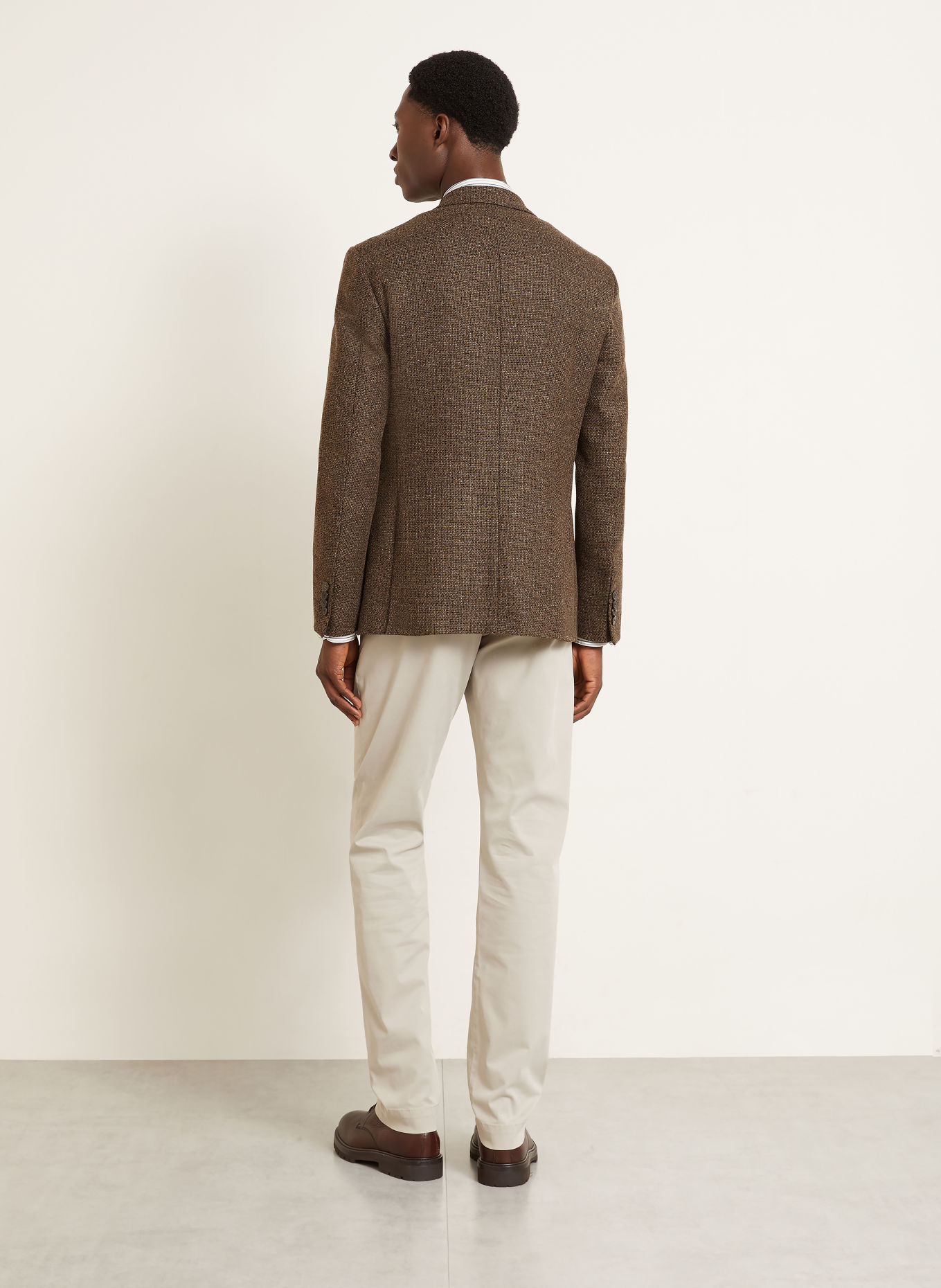 ETRO Marynarka o kroju Extra Slim Fit: BRĄZOWY / CIEMNOBRĄZOWY