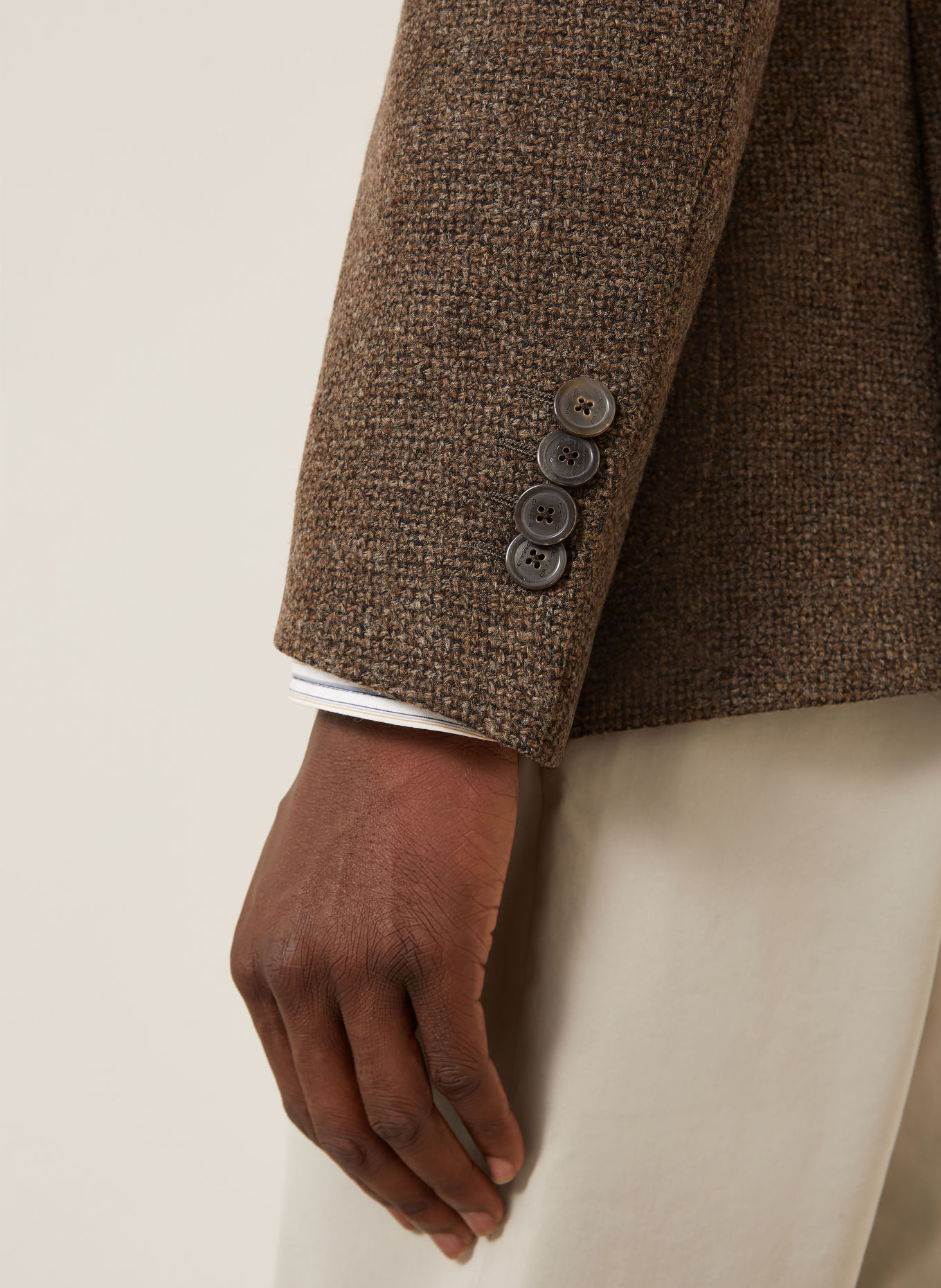 ETRO Marynarka o kroju Extra Slim Fit: BRĄZOWY / CIEMNOBRĄZOWY