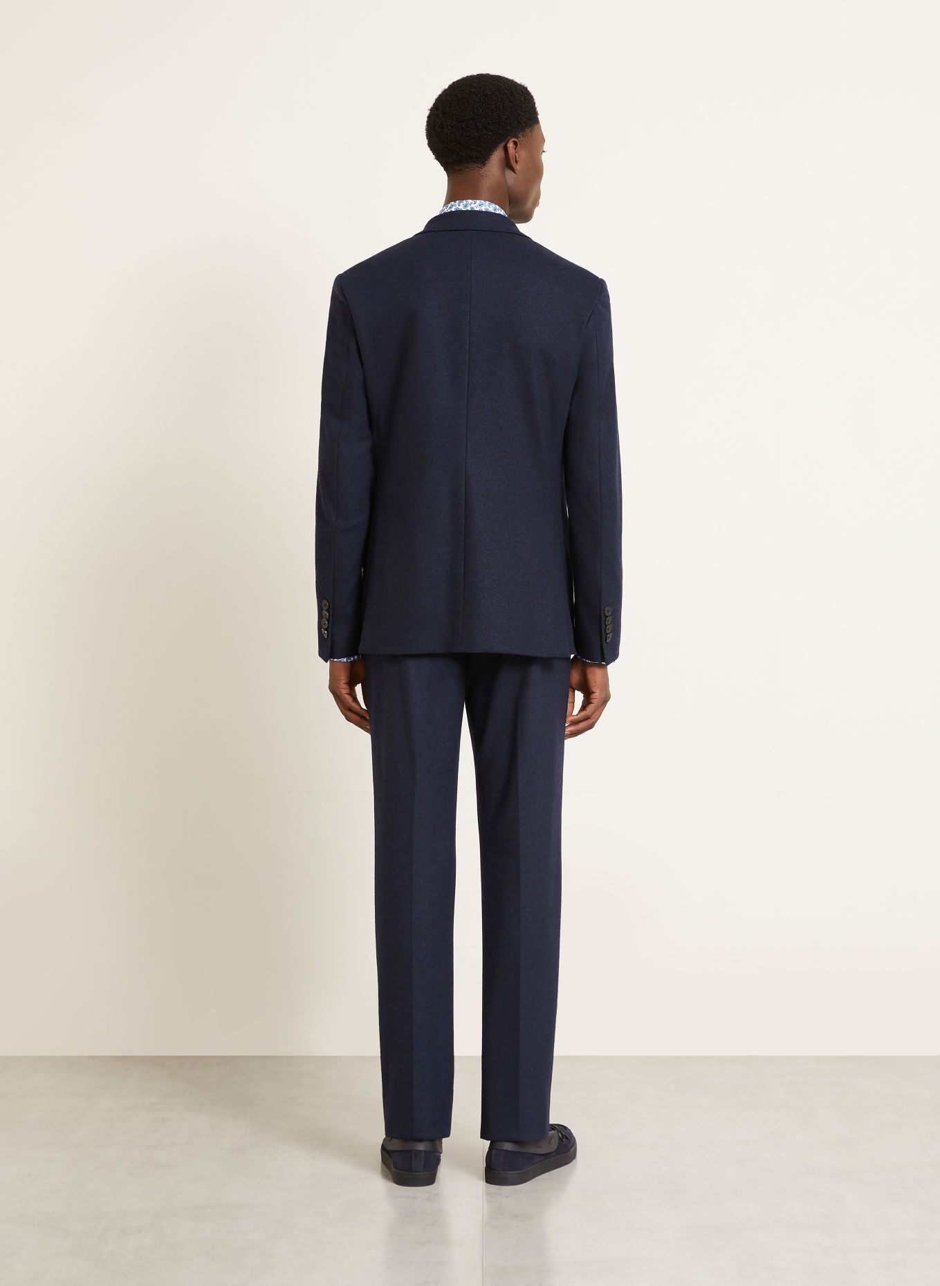 ETRO Spodnie garniturowe o kroju Regular Fit z flaneli: B0065