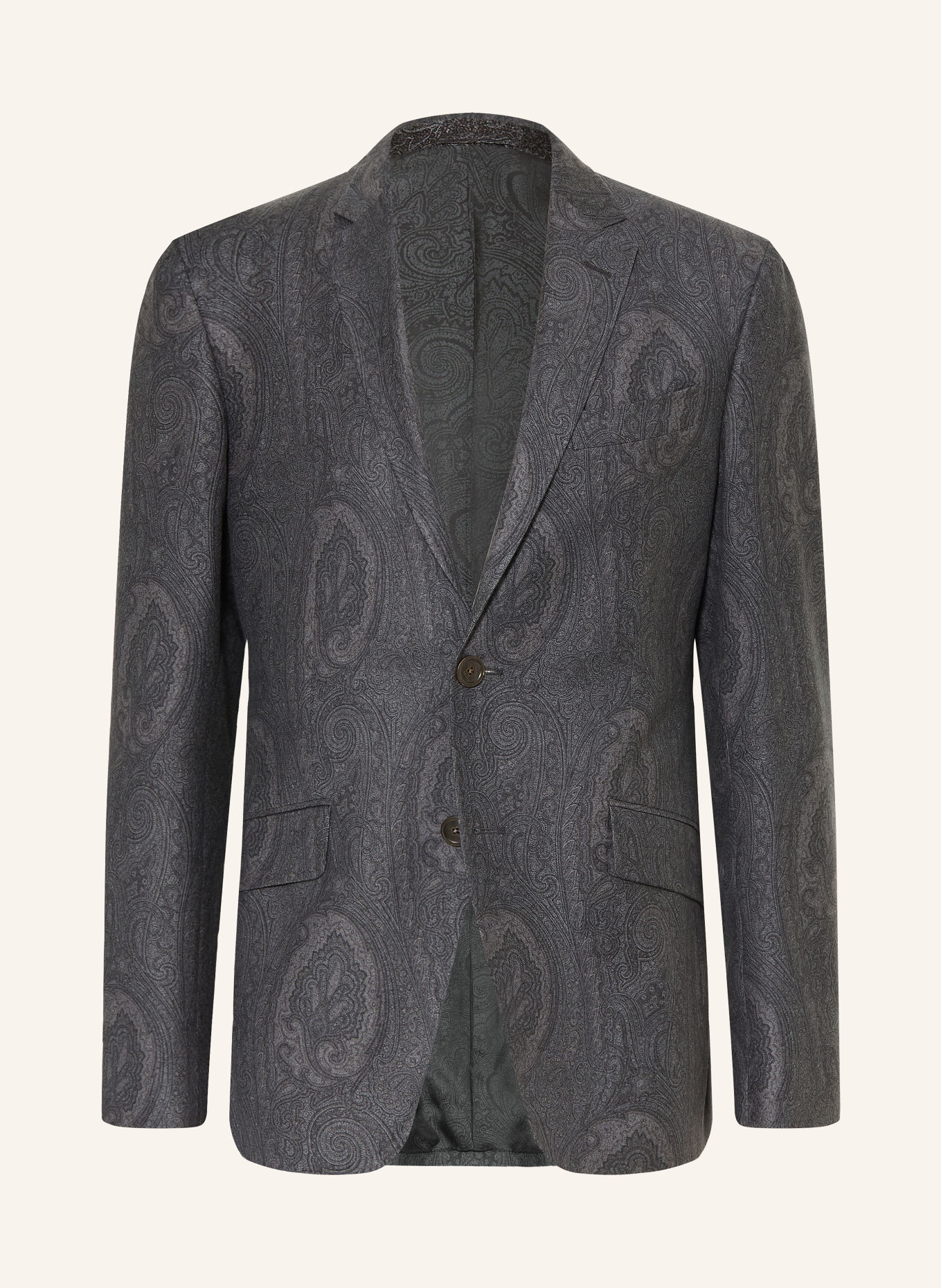 ETRO Sako Regular Fit: TMAVĚ ŠEDÁ / ŠEDÁ