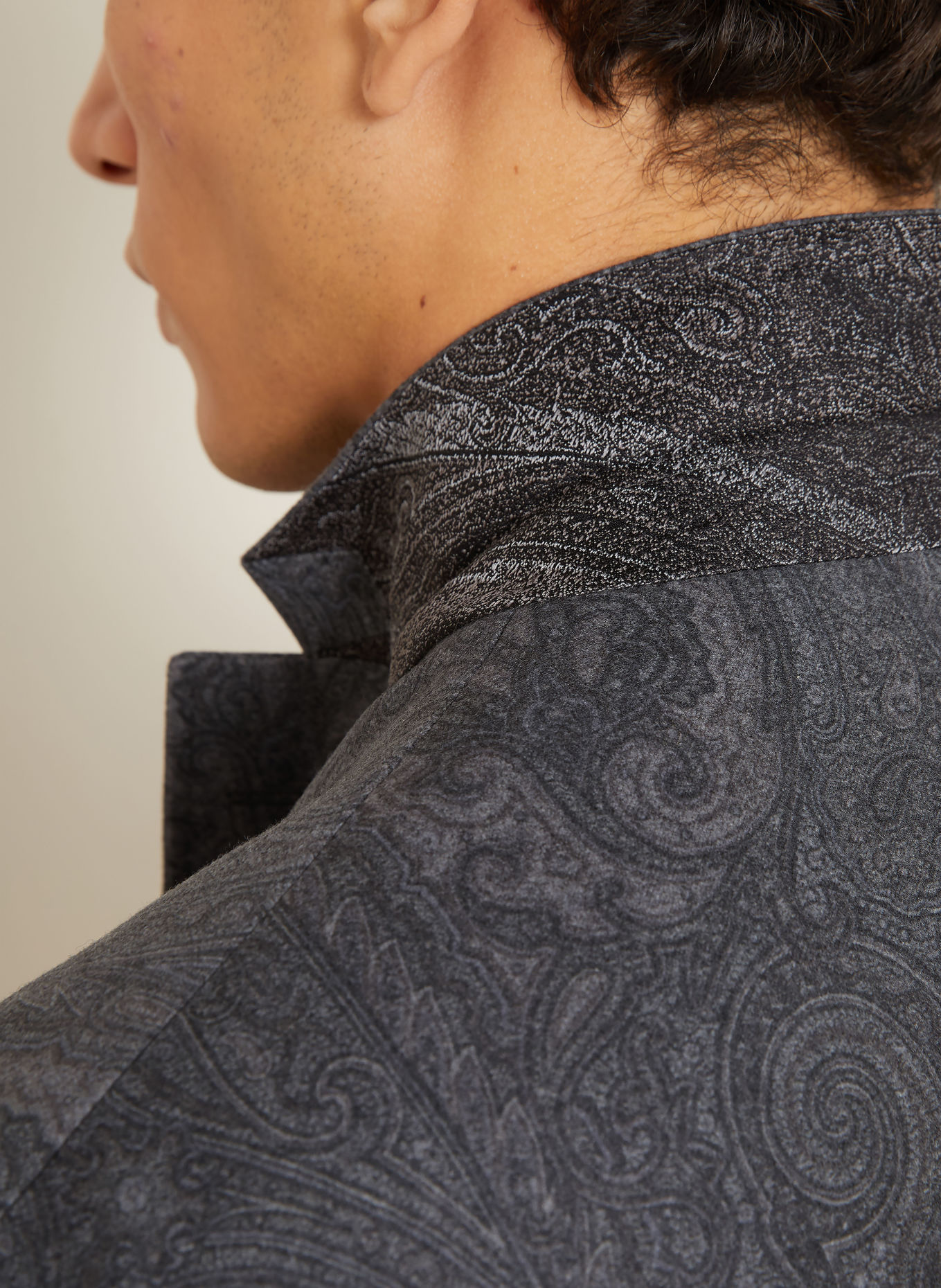 ETRO Sako Regular Fit: TMAVĚ ŠEDÁ / ŠEDÁ