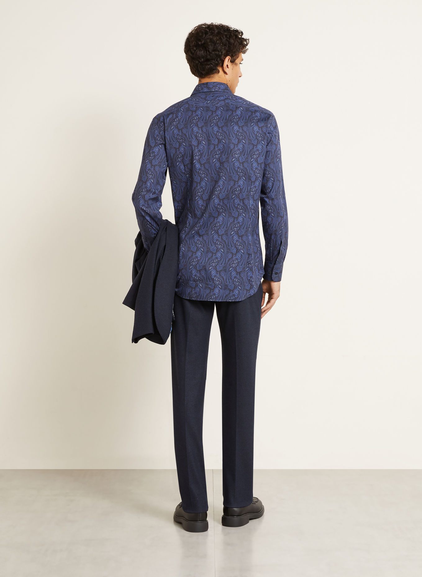 ETRO Košile Regular Fit: TMAVĚ MODRÁ / BÍLÁ
